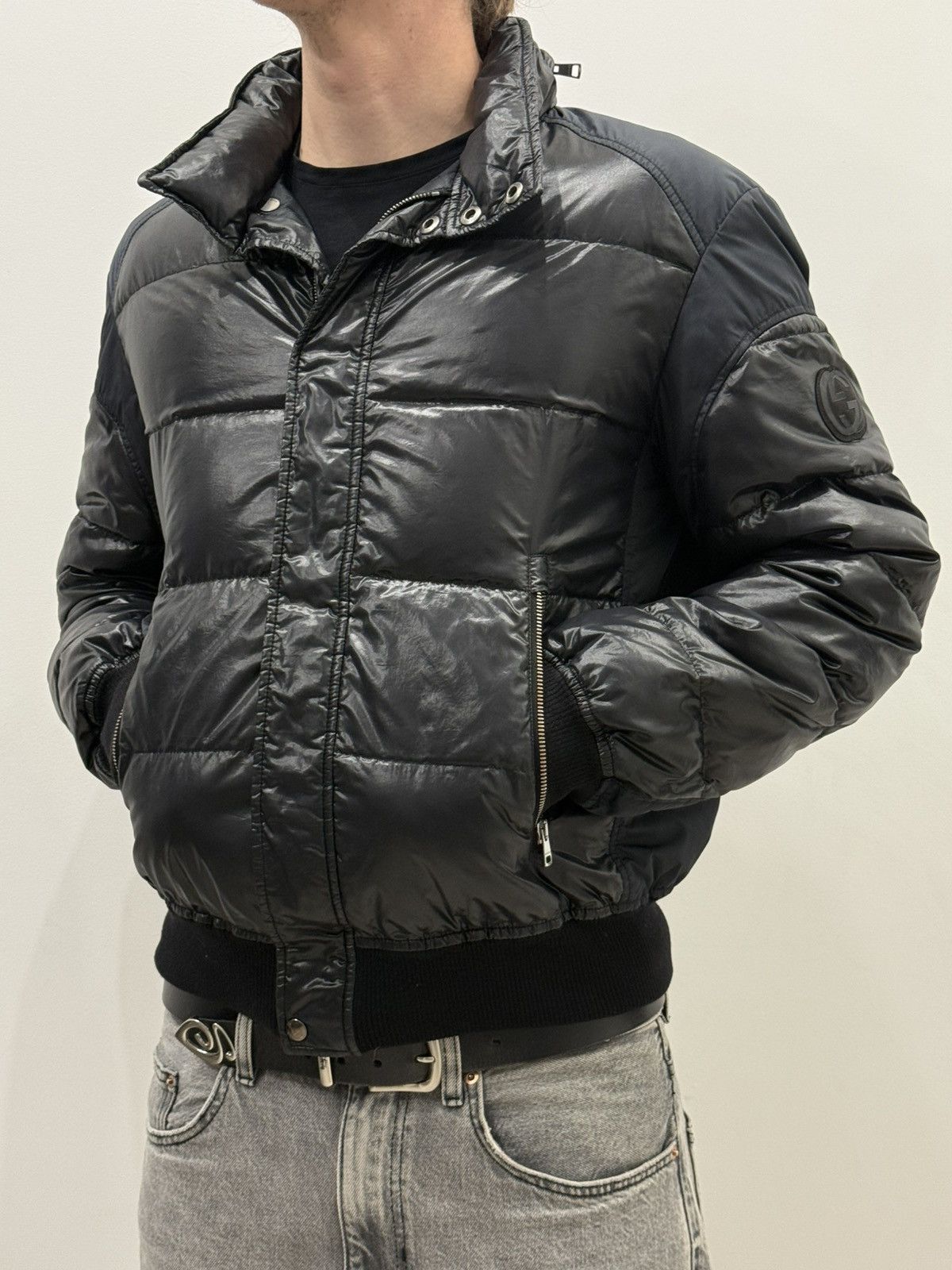 Gucci 🔥Vintage Gucci By Tom Ford Glance Down Puffer Jacket Archive Size US L / EU 52-54 / 3 - 2 Thumbnail