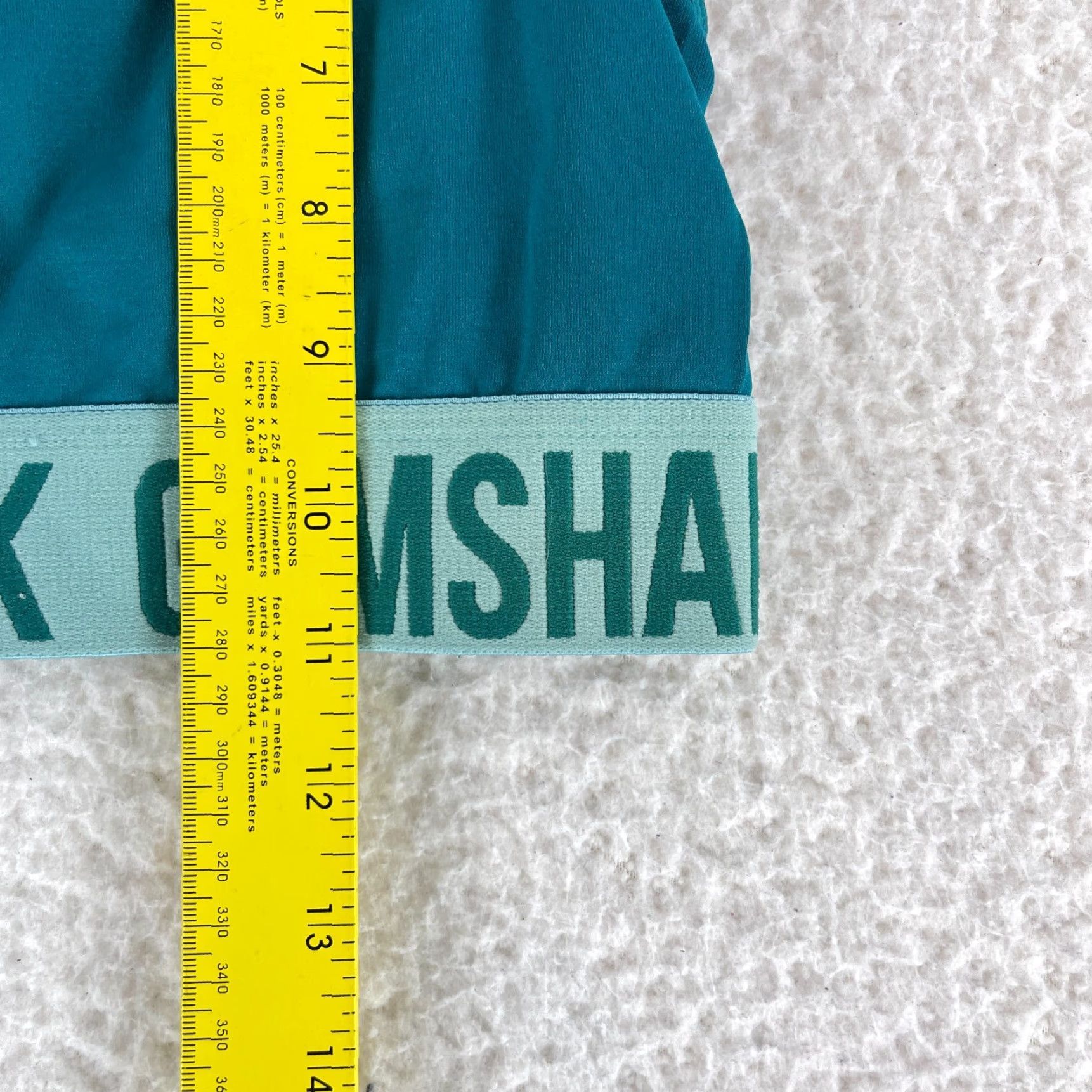 Gymshark Gymshark Sports Bra Womens XS Aqua Green Pullover Racerback Athletic Gym Size XS / US 0-2 / IT 36-38 - 3 Thumbnail