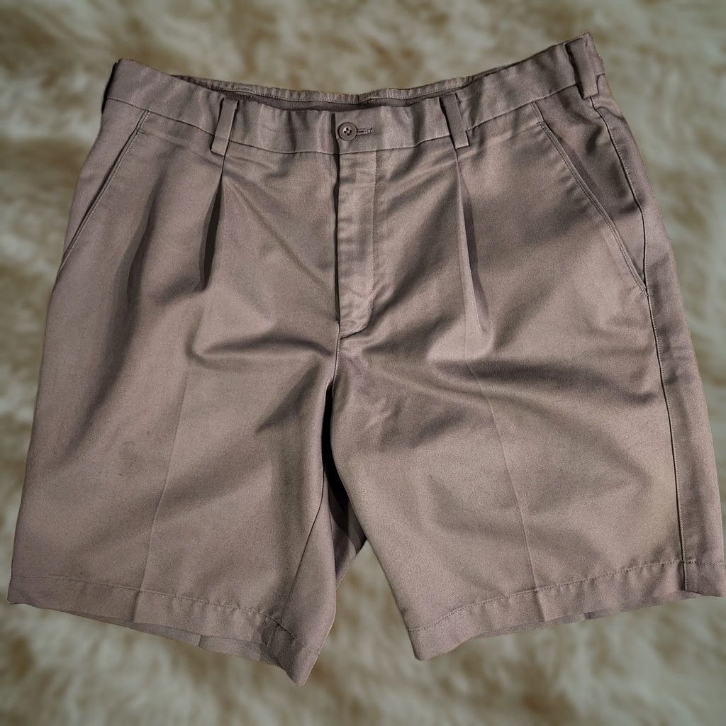 Nike Nike Golf Shorts Mens 35 Pleated Gray 9" Inseam Dri-Fit Performance Size US 35 - 1 Thumbnail