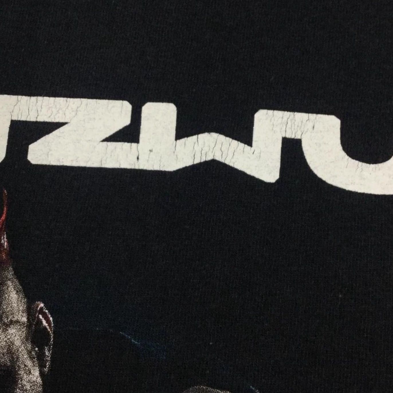 Fruit Of The Loom Tanzqut Black T-Shirt Graphic Print Front Music Band Cotton Short Sleeve Round Neck Men M Medium Large Size US M / EU 48-50 / 2 - 4 Thumbnail