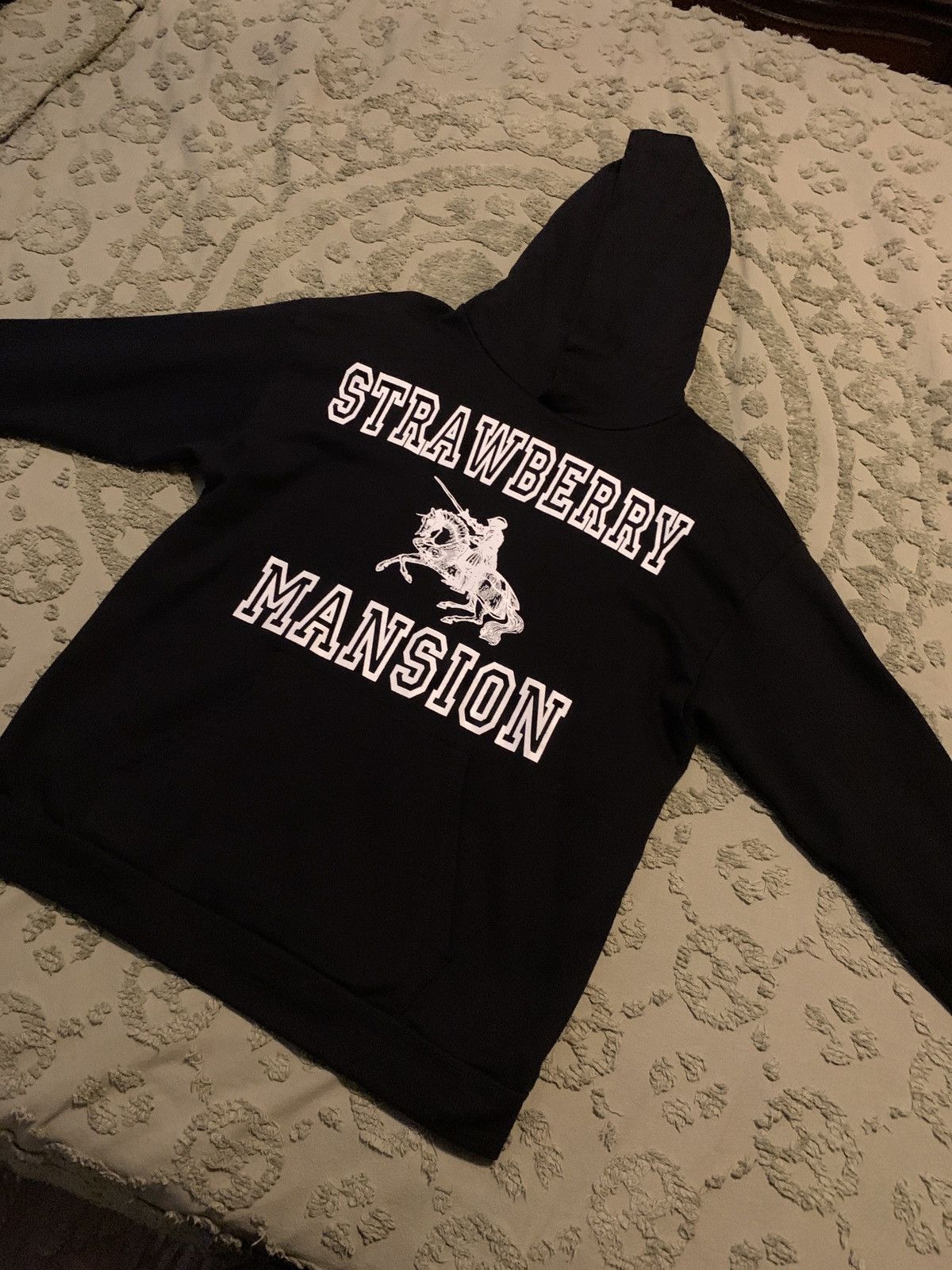 image of Unwanted Strawberry Mansion Hoodie (Og) in Black, Men's (Size Medium)