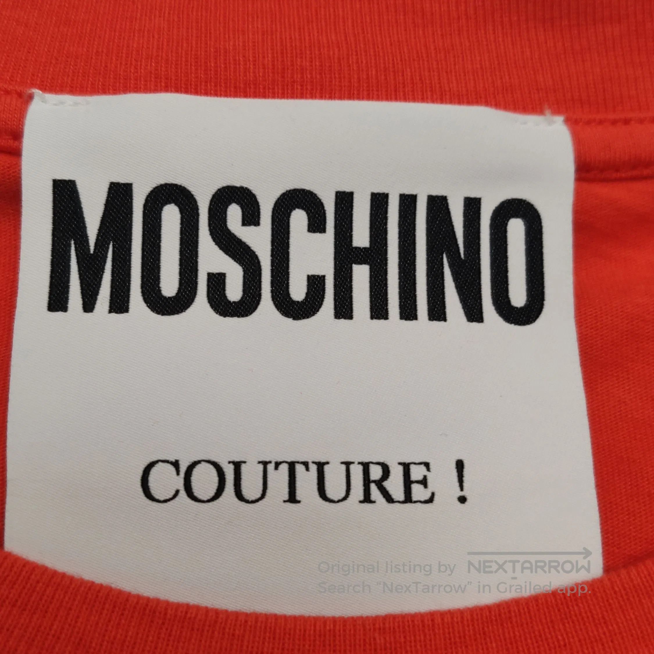 Louis Vuitton Moschino Cotton Cartoon Logo Crew Neck T. Size US S / EU 44-46 / 1 - 2 Thumbnail