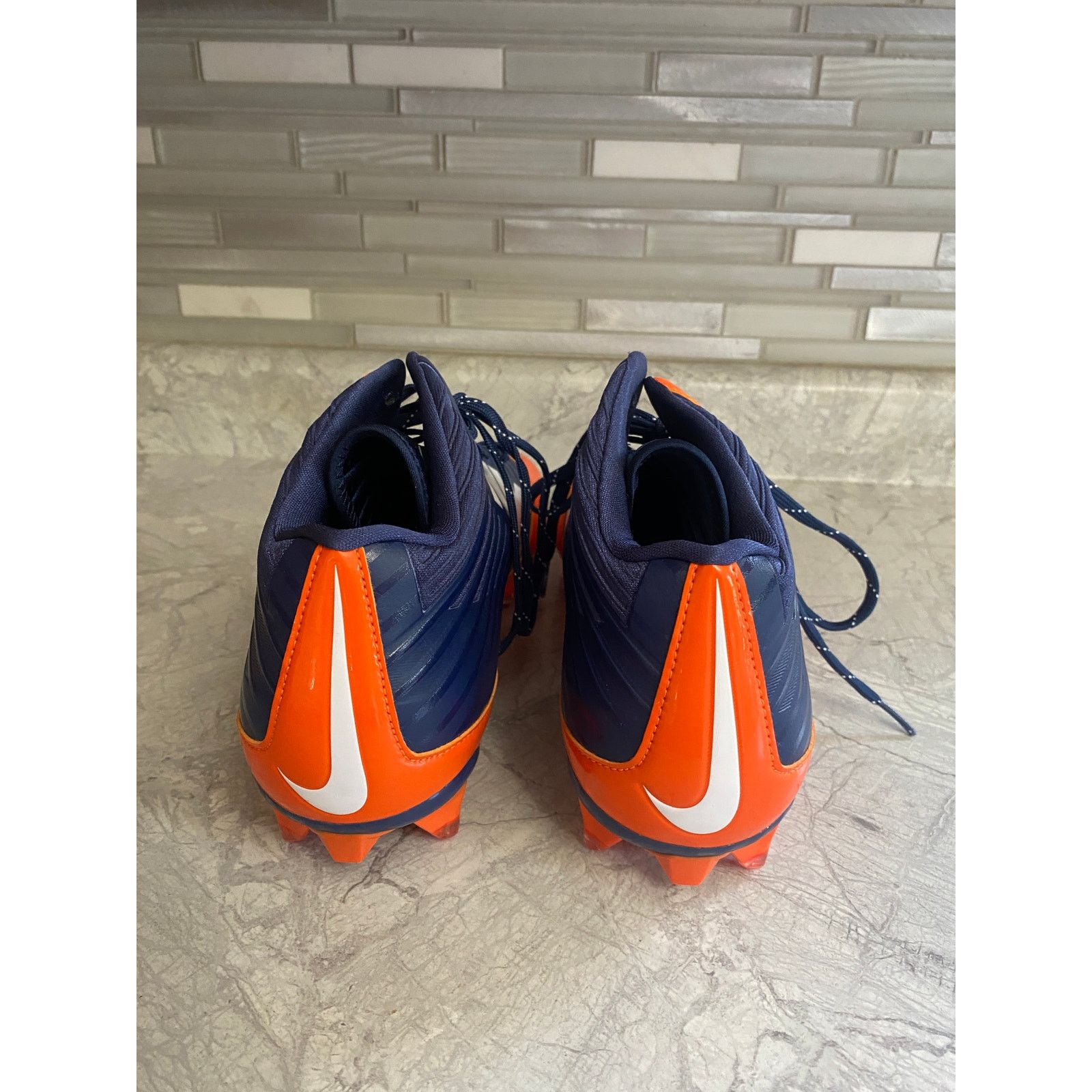Nike Nike Vapor Speed Orange and Blue Football Cleats Size 14 Size US 14 / EU 47 - 4 Thumbnail