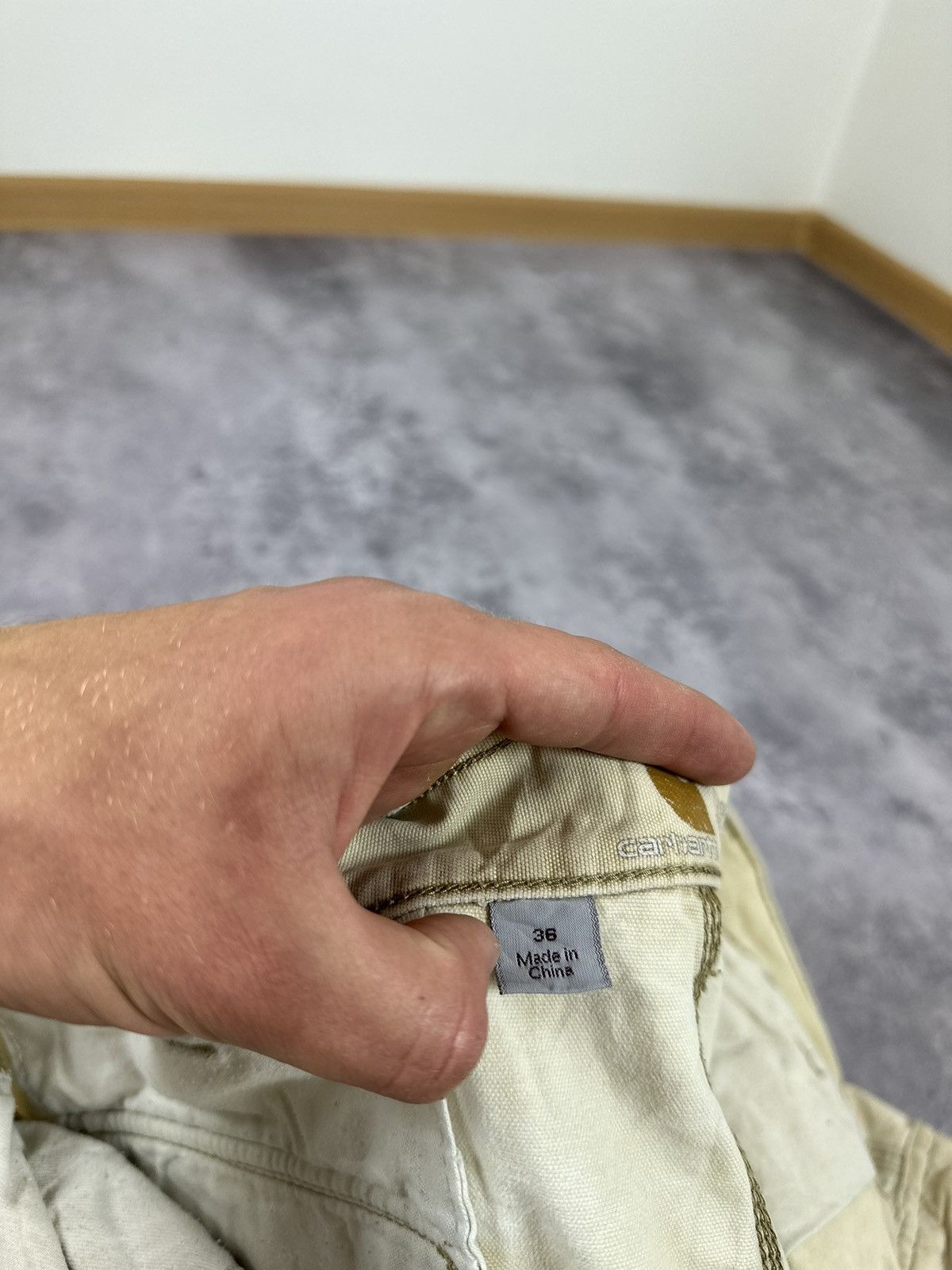 Carhartt Vintage Carhartt Distressed Cargo Baggy USA Opium Shorts Size US 36 / EU 52 - 14 Thumbnail