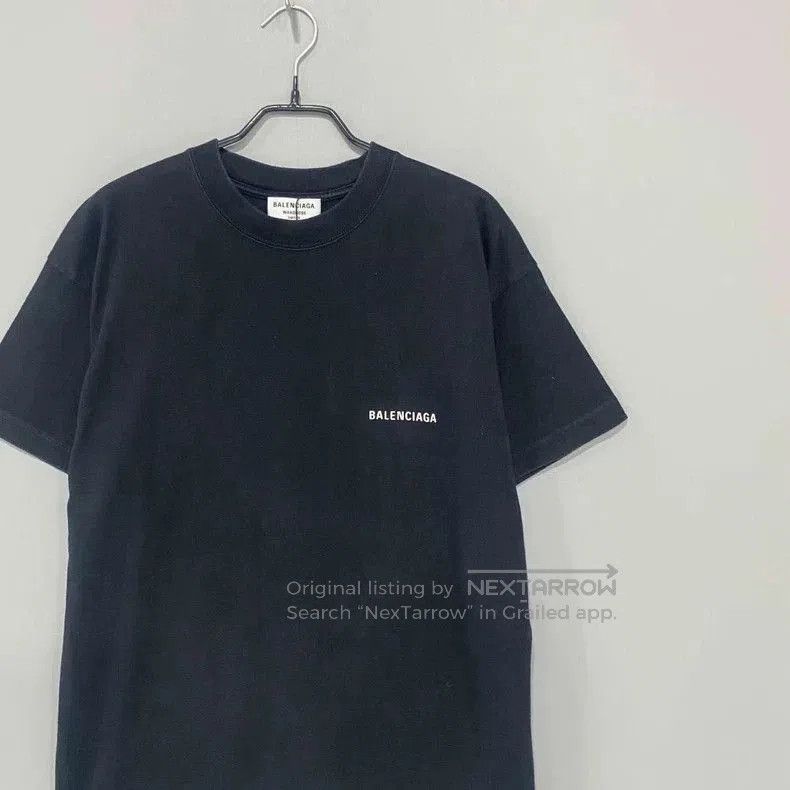 Balenciaga Balenciaga Black Logo Short Sleeve Tee. Size US S / EU 44-46 / 1 - 2 Thumbnail