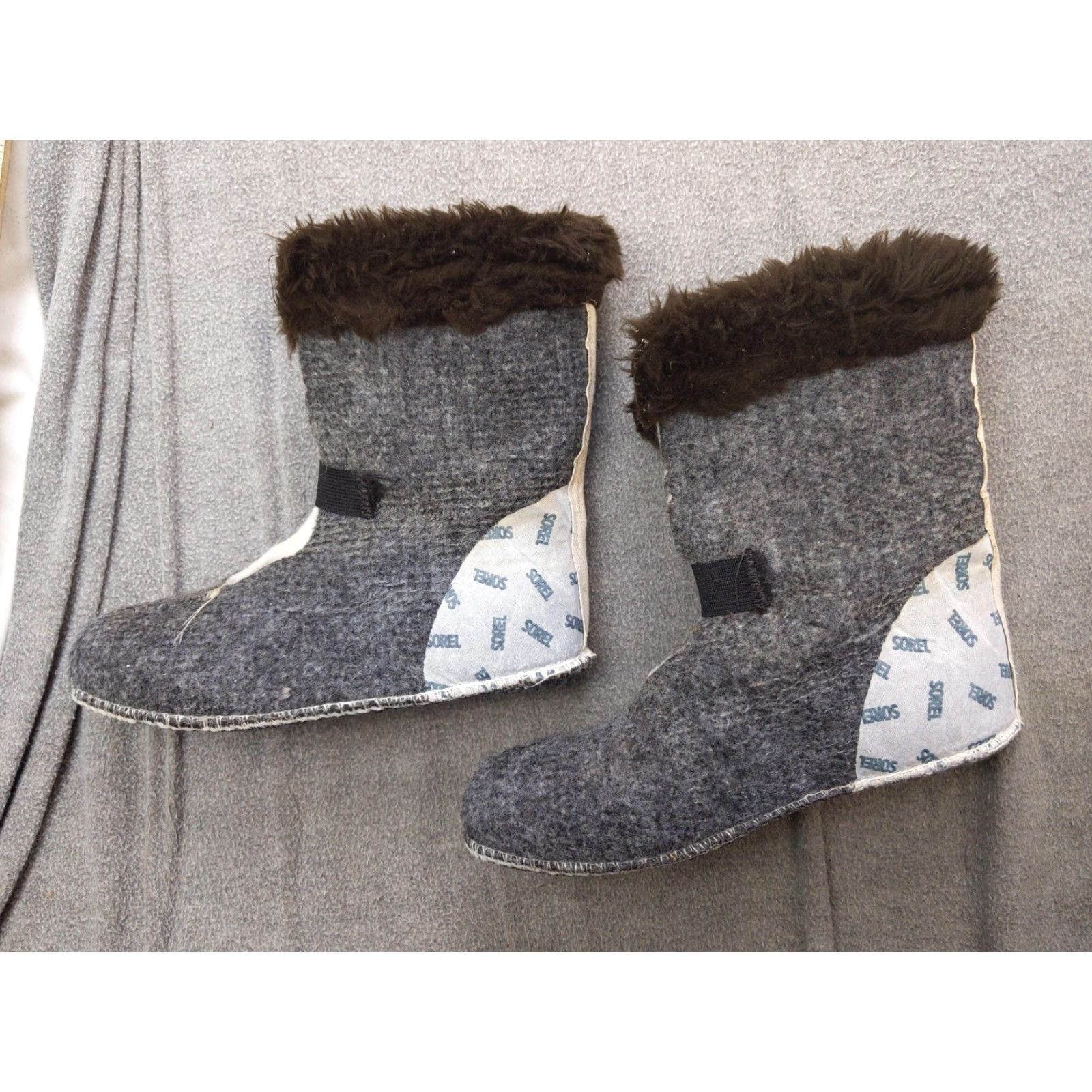 SOREL Sorel Mens 6 37.5 Gray Felt Replacement Liners for Snow Boots Mid-Calf Insulated Lined Winter Casual Canada Size US 6 / EU 39 - 2 Thumbnail