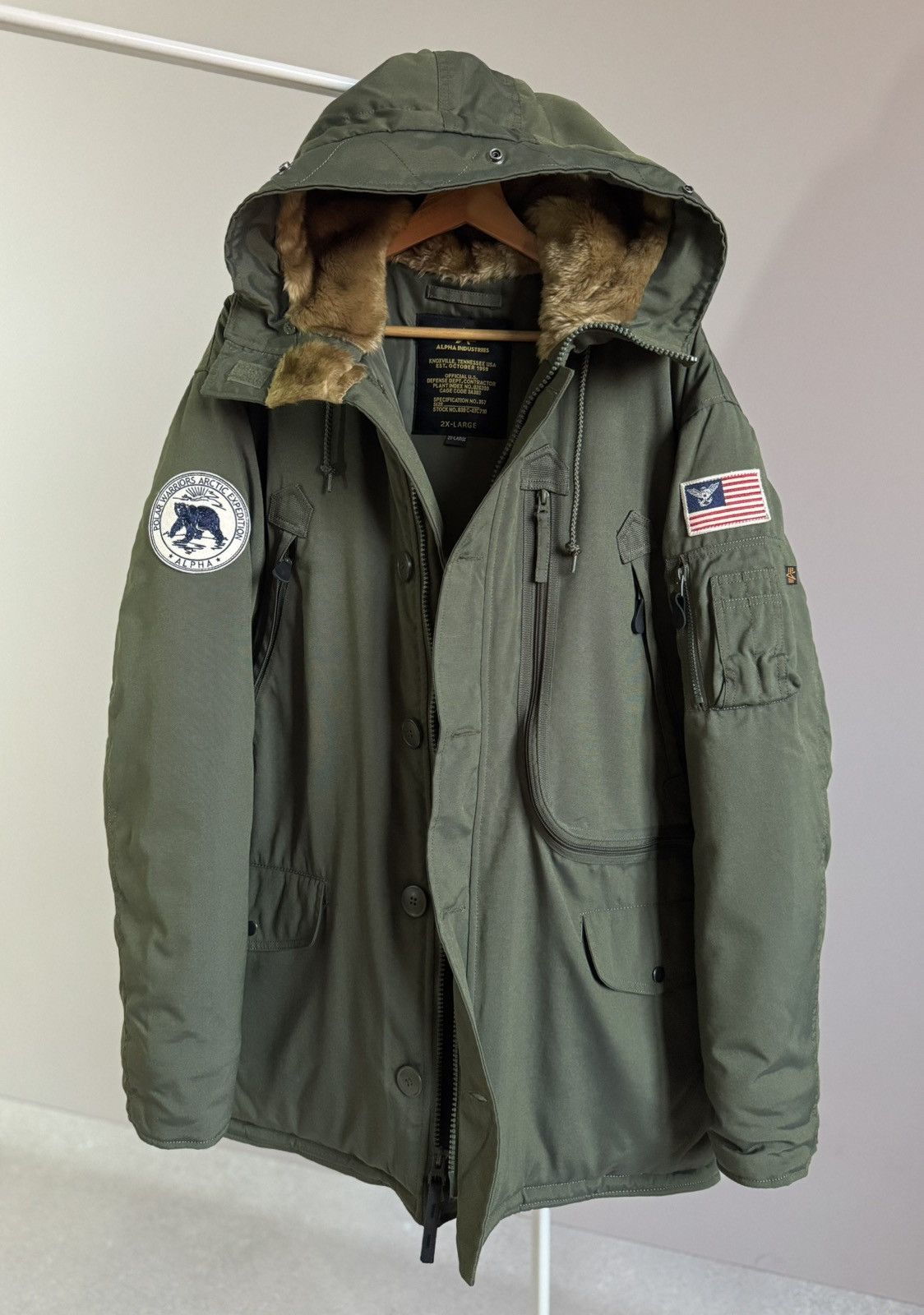 Alpha Industries Alpha Industries Parka Extreme Cold Weather Type N-3B Khaki Size US XL / EU 56 / 4 - 1 Thumbnail