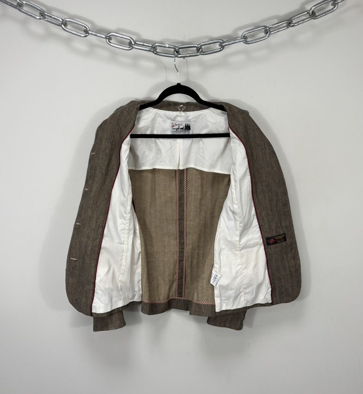 Other Luis Trenker Women’s Herringbone Brown Traditional Jacket Size XL / US 12-14 / IT 48-50 - 2 Thumbnail