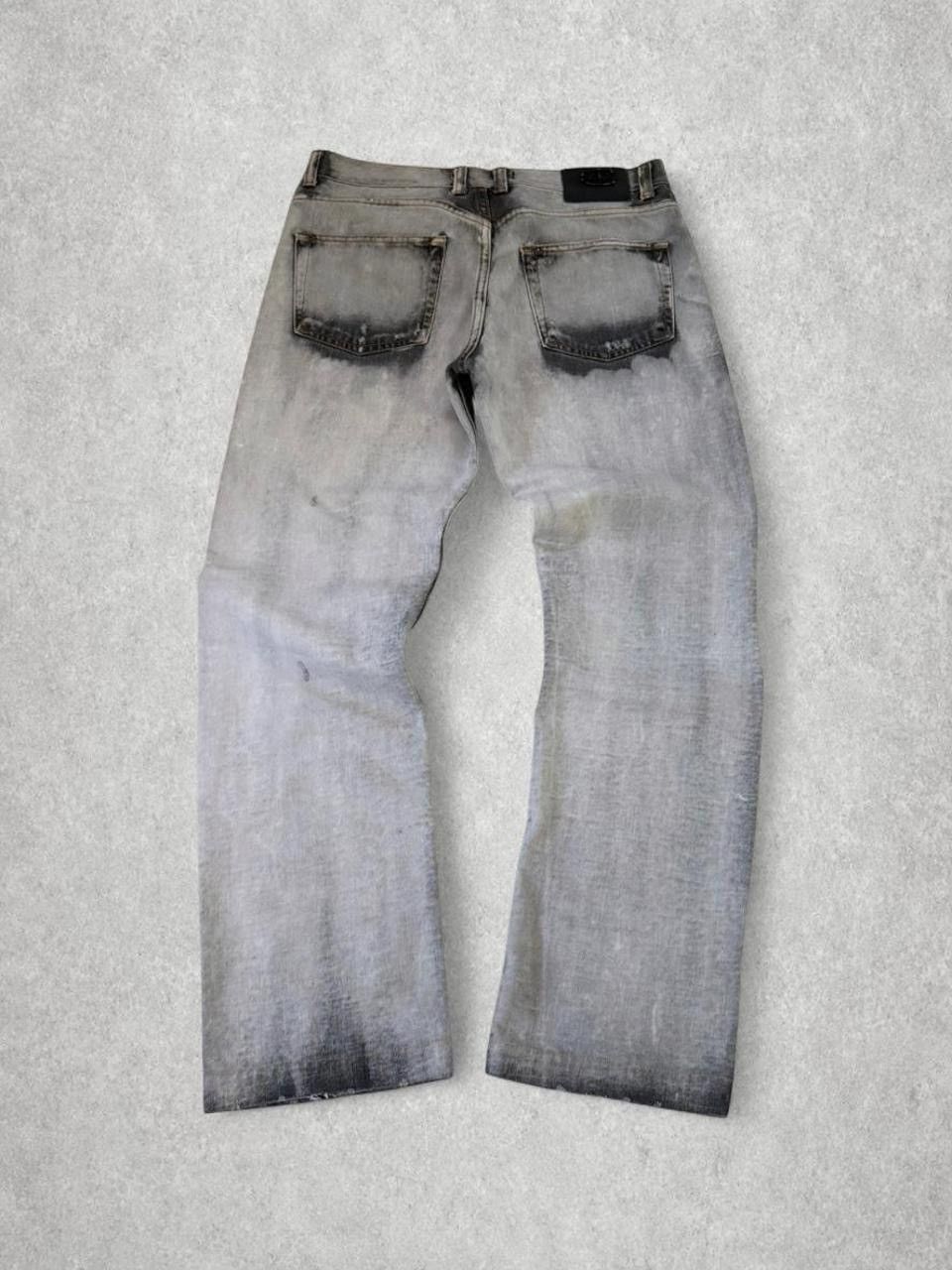 Just Cavalli 2000s Just Cavalli Black And Grey Jeans Size US 33 - 6 Thumbnail