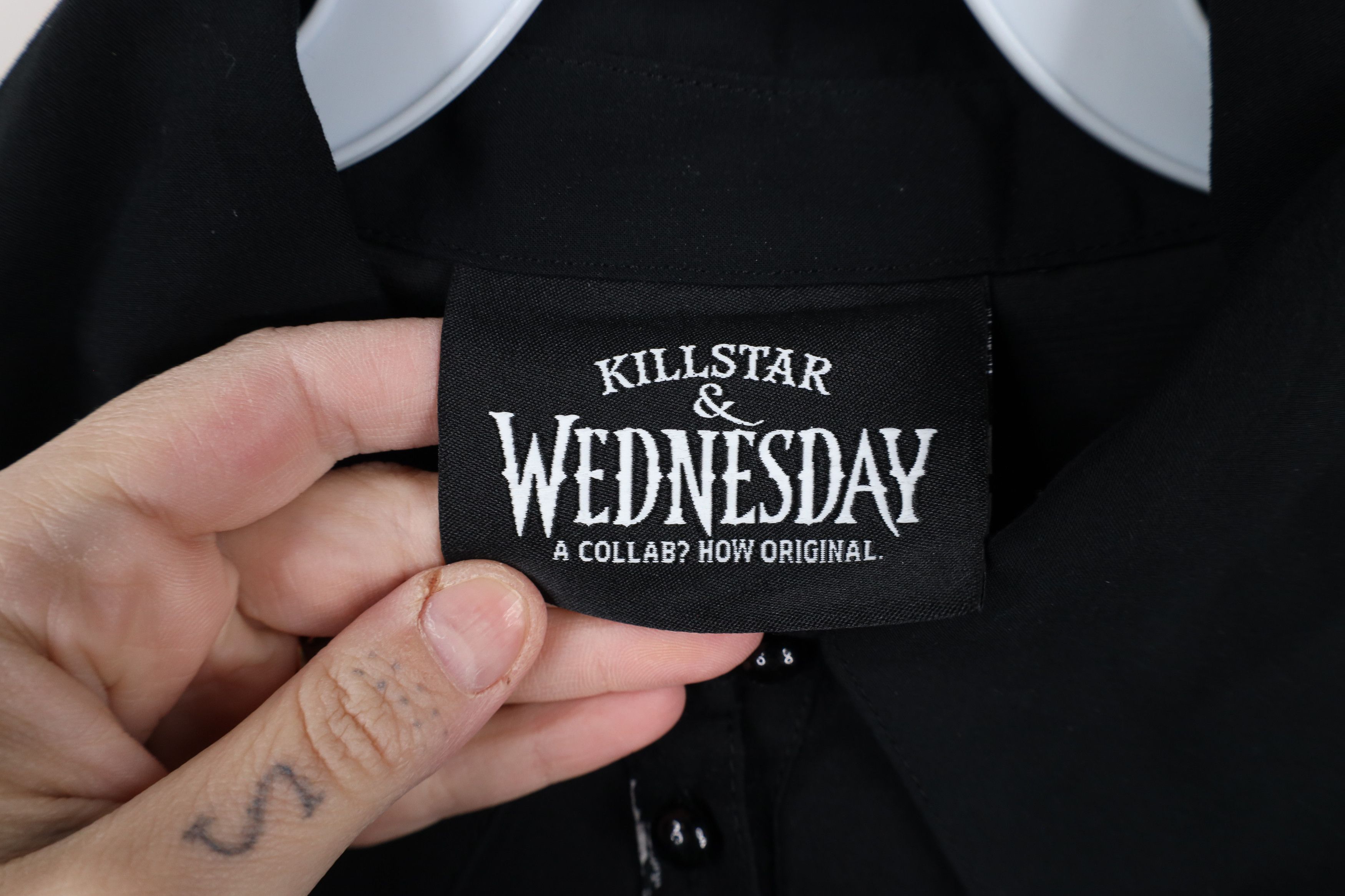 Vintage Y2K Goth Wednesday Addams Family Skull Knife Dress Size S / US 4 / IT 40 - 6 Thumbnail