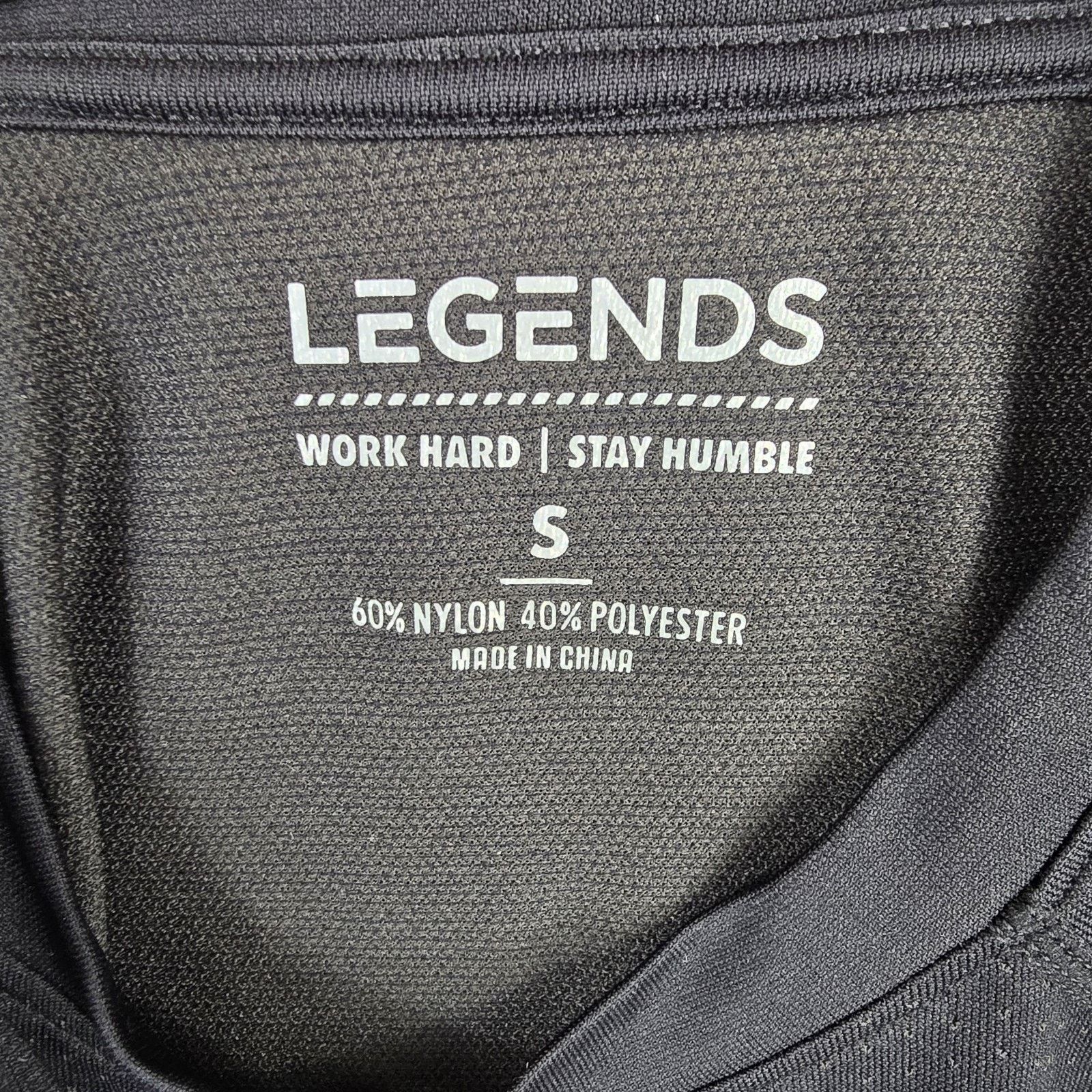 Other Legends Mens Shirt Small Dash Tee Black Athletic Performance Size US S / EU 44-46 / 1 - 5 Thumbnail