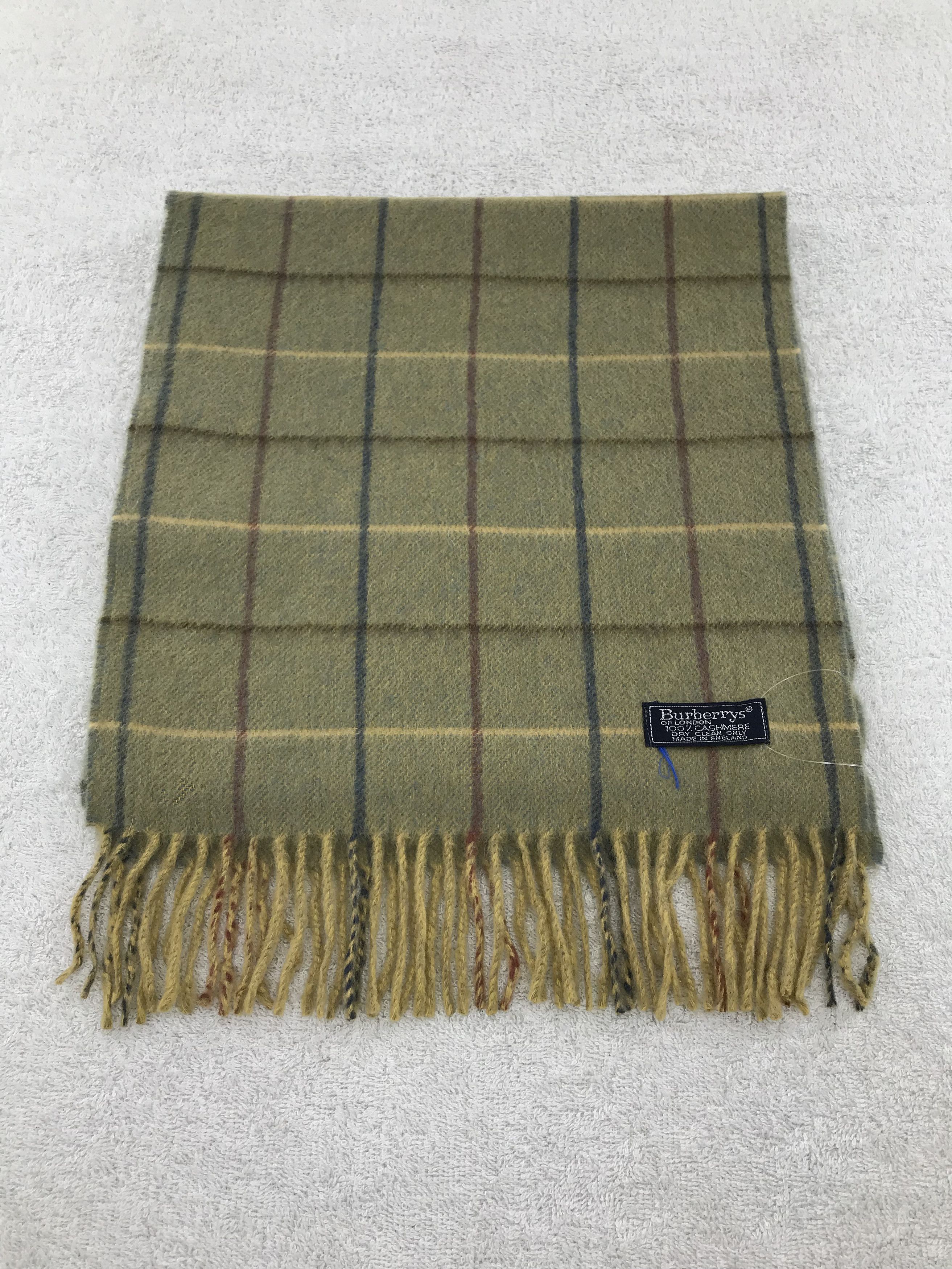 Burberry × Vintage Burberry Scarf / Muffler / Neckwear - WW998 Size ONE SIZE - 2 Thumbnail
