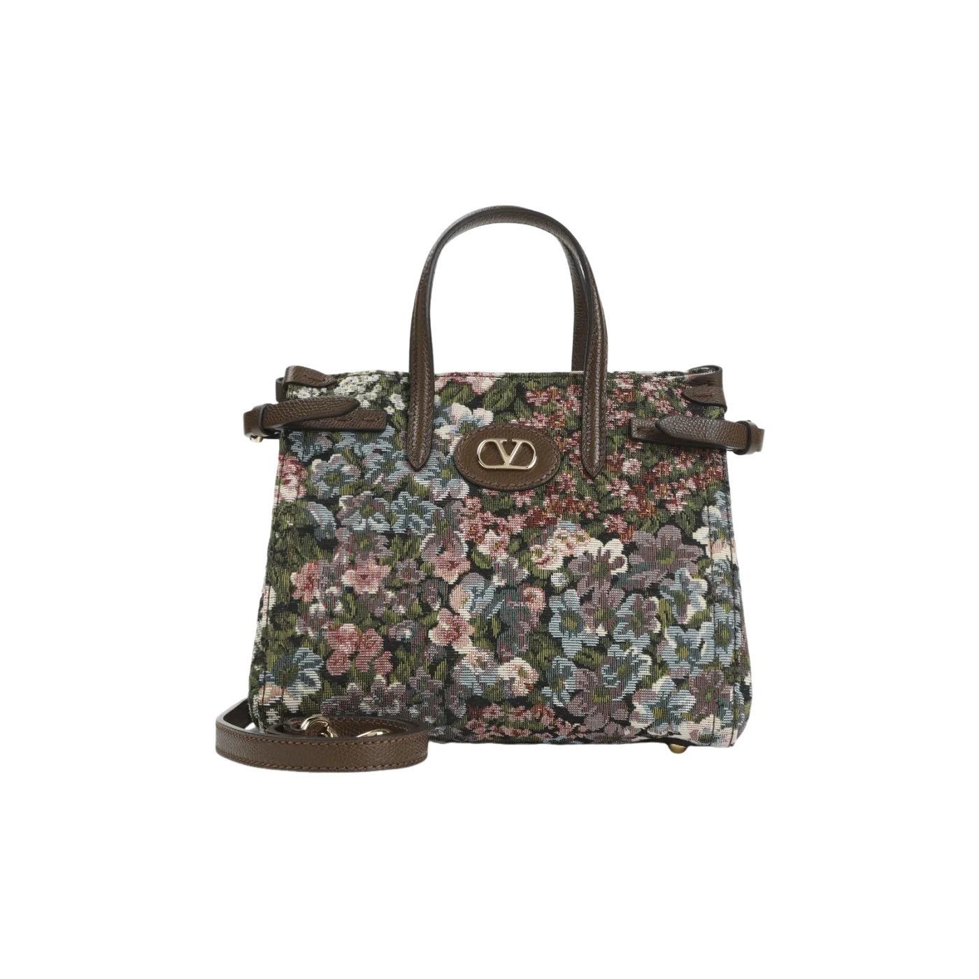 VALENTINO GARAVANI Antibes Tabac Brown Tote Bag New
