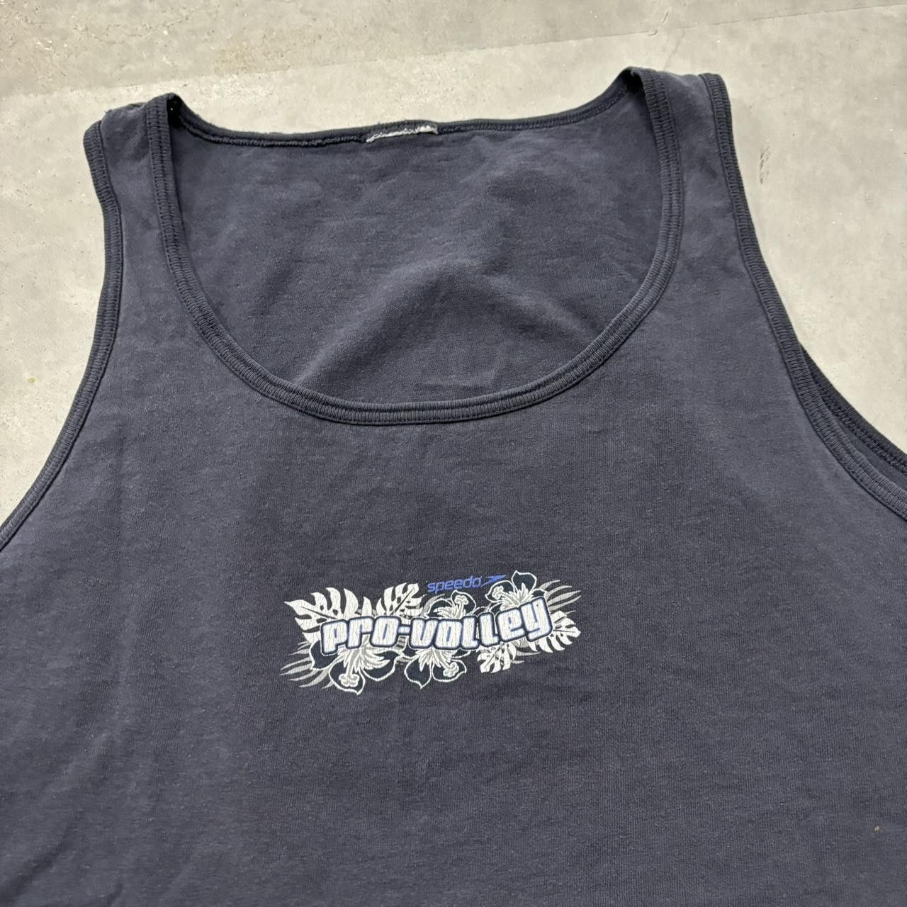 Japanese Brand × Vintage Crazy Vintage 90s Faded Vollyball Surf Style Graphic Tank Top! Size US XL / EU 56 / 4 - 3 Thumbnail