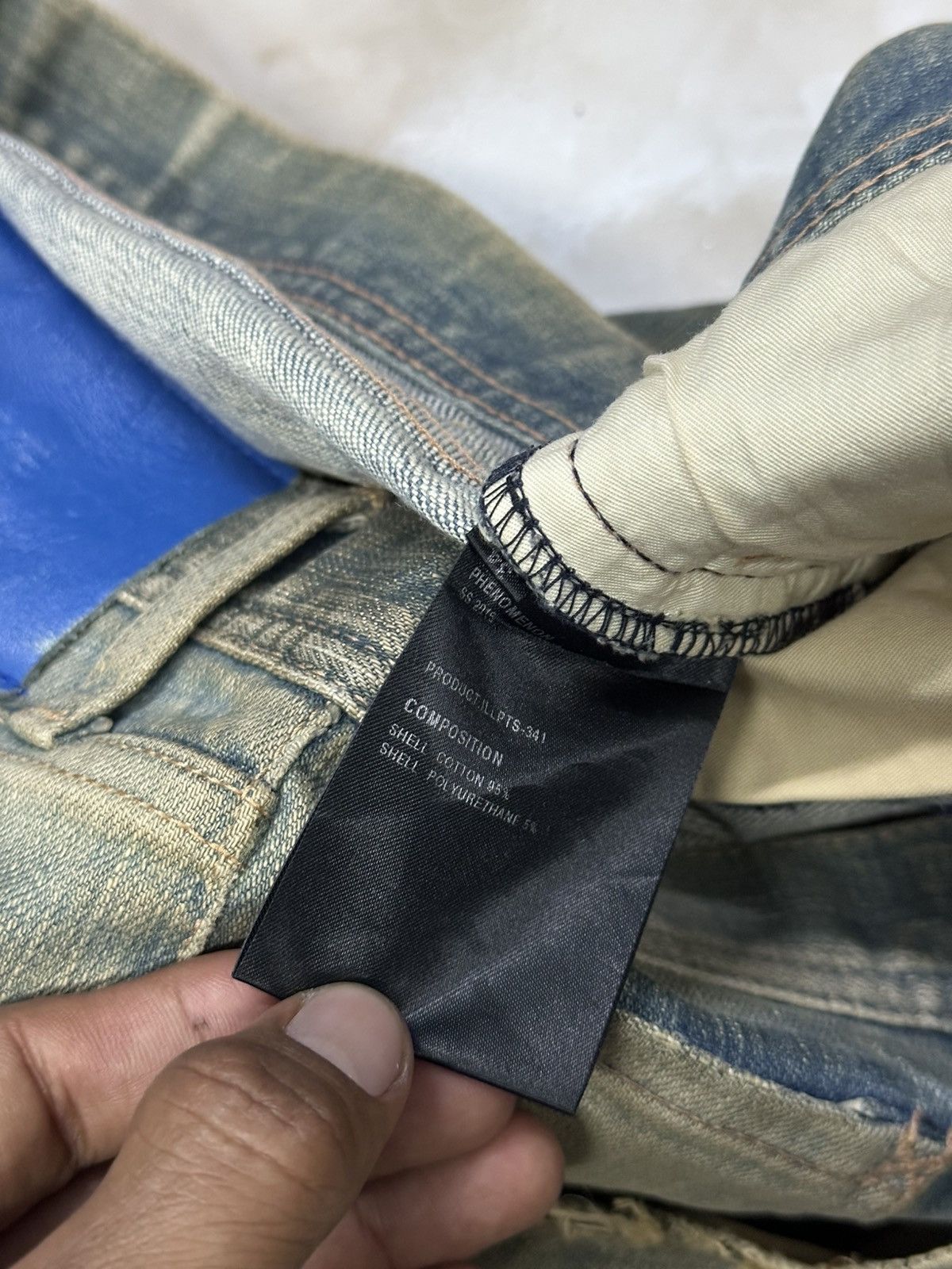 PHENOMENON Distress Trashed Denim Phenomenom Crazy Design Size US 34 / EU 50 - 10 Thumbnail