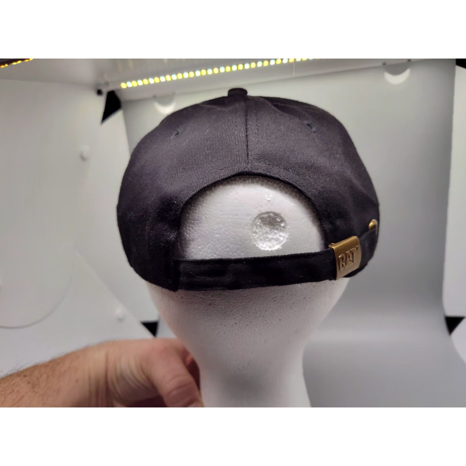 Vintage VINTAGE CAT Baseball Cap Hat Men Adjustable Black Logo Black Cat 90s Style Size ONE SIZE - 3 Thumbnail