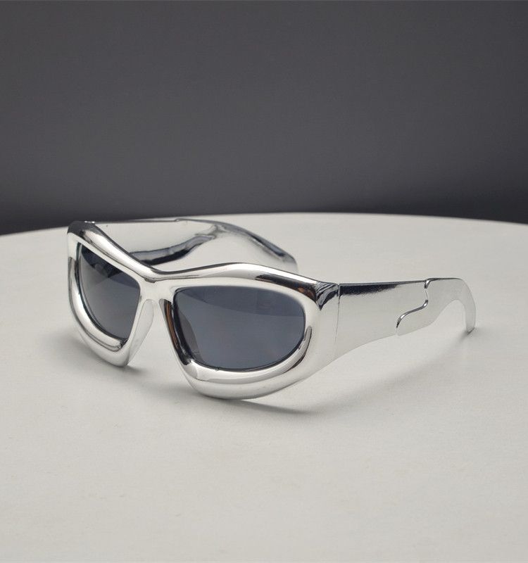 Electric Visual Modern Street ins style custom avant-garde sunglasses Size ONE SIZE - 4 Thumbnail