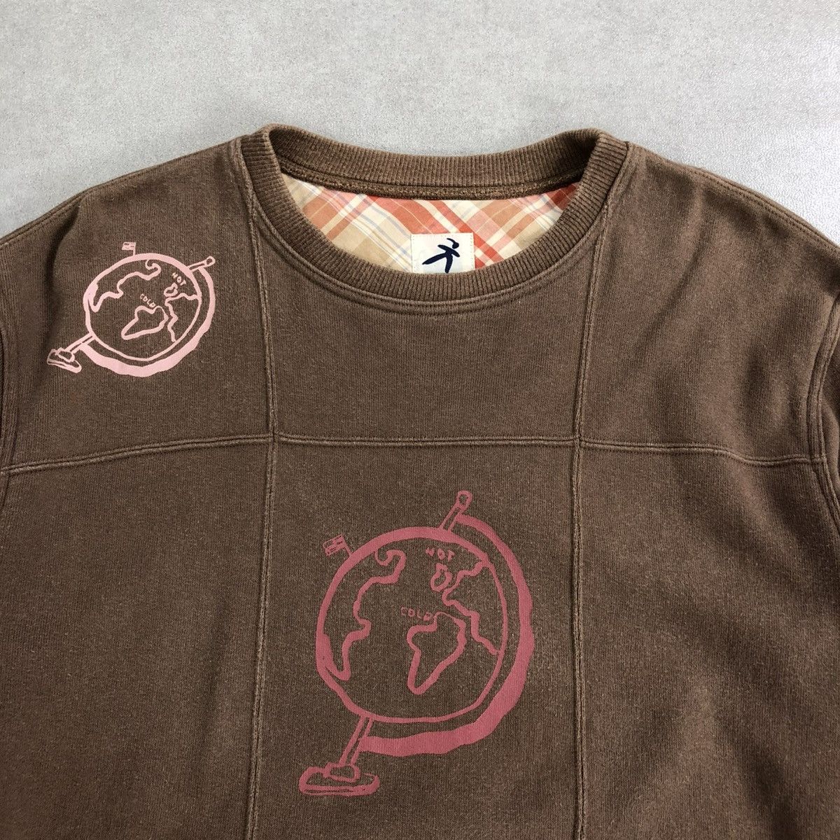 Hai Sporting Gear × Issey Miyake Vintage Issey Miyake Hai Sporting Gear Brown Sweatshirt Size US M / EU 48-50 / 2 - 3 Thumbnail