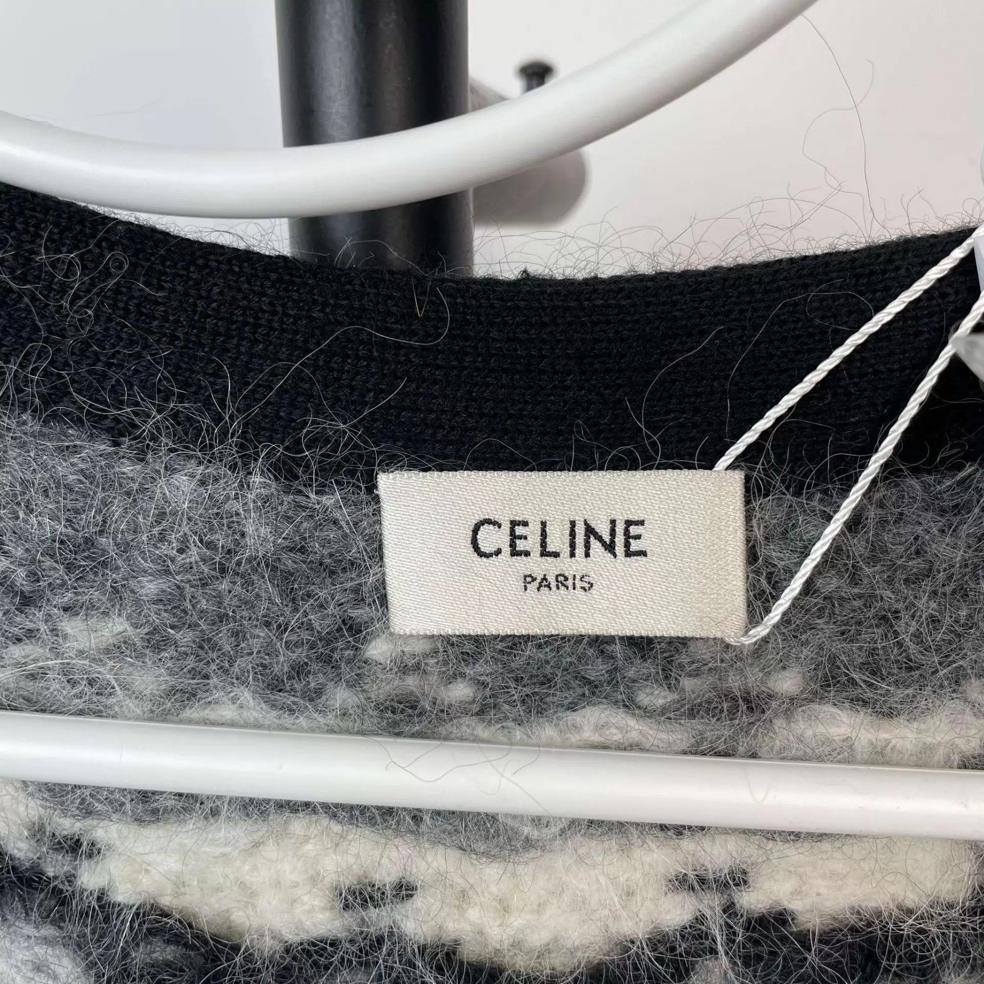 Celine Celine 97 New Wool Knit Cardigan M Black Size M / US 6-8 / IT 42-44 - 3 Thumbnail