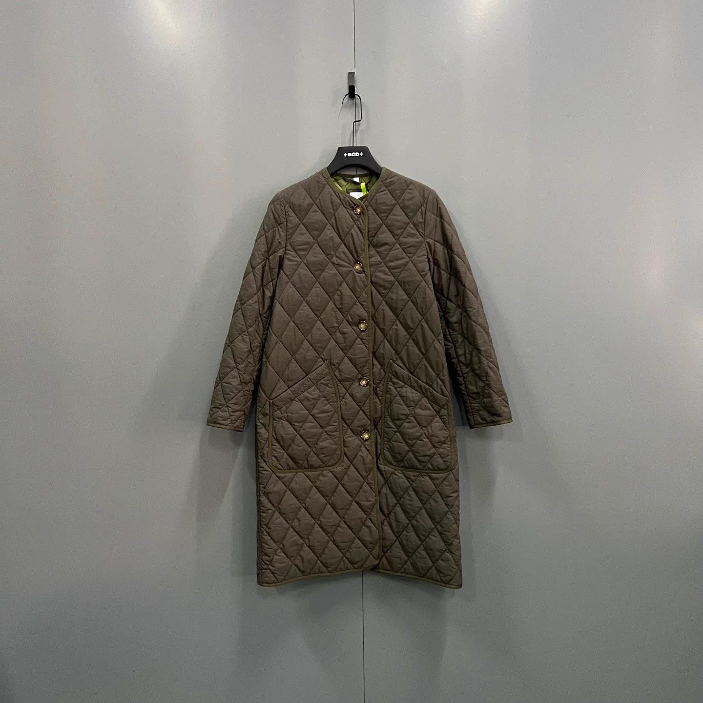 Burberry Burberry quilted long coat Size S / US 4 / IT 40 - 1 Thumbnail