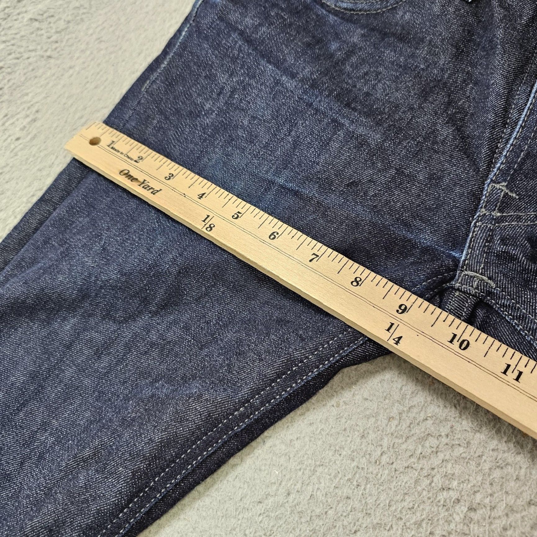Nudie Jeans Nudie Jeans Co Thin Finn Jeans Mens 29x31 Denim Slim Tapered Zip Fly 5-Pocket Organic Cotton Blend Dark Wash Jeans Mens Size US 29 - 5 Thumbnail