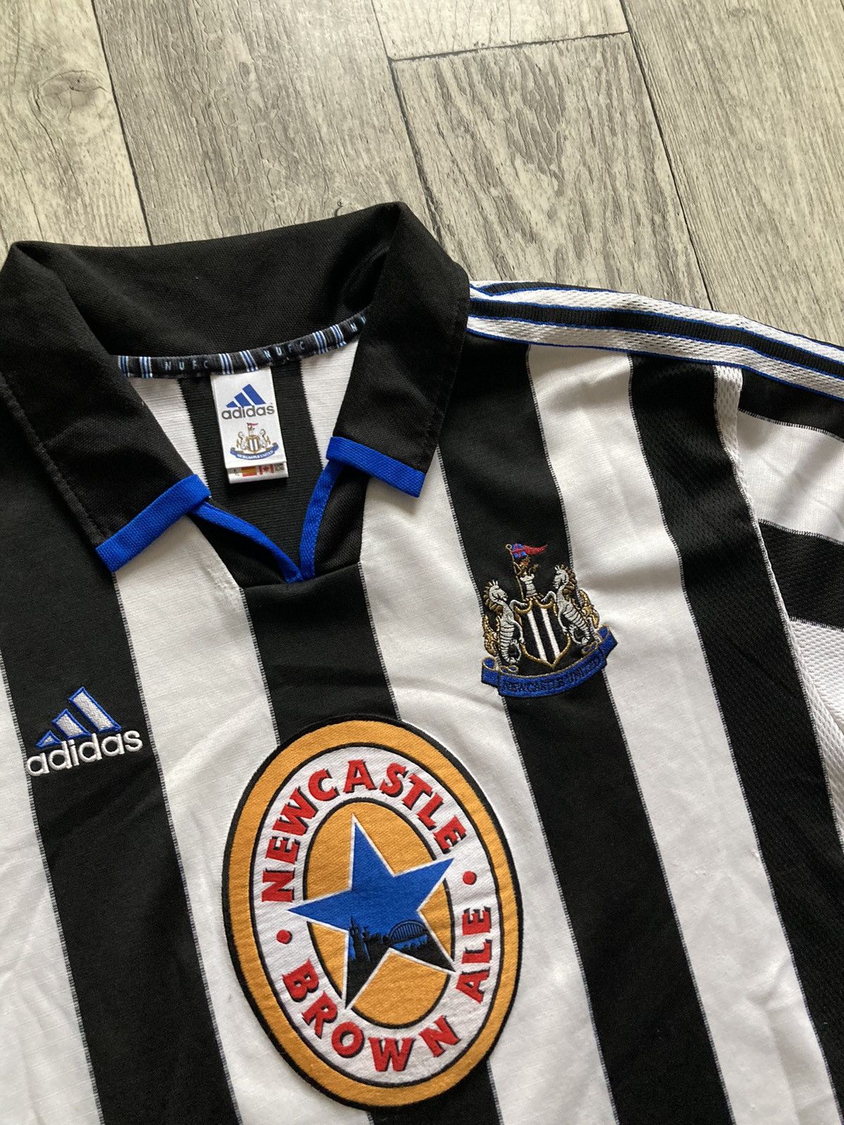 Adidas × Vintage Vintage 90’s adidas Newcastle United soccer football jersey Size US XL / EU 56 / 4 - 7 Thumbnail