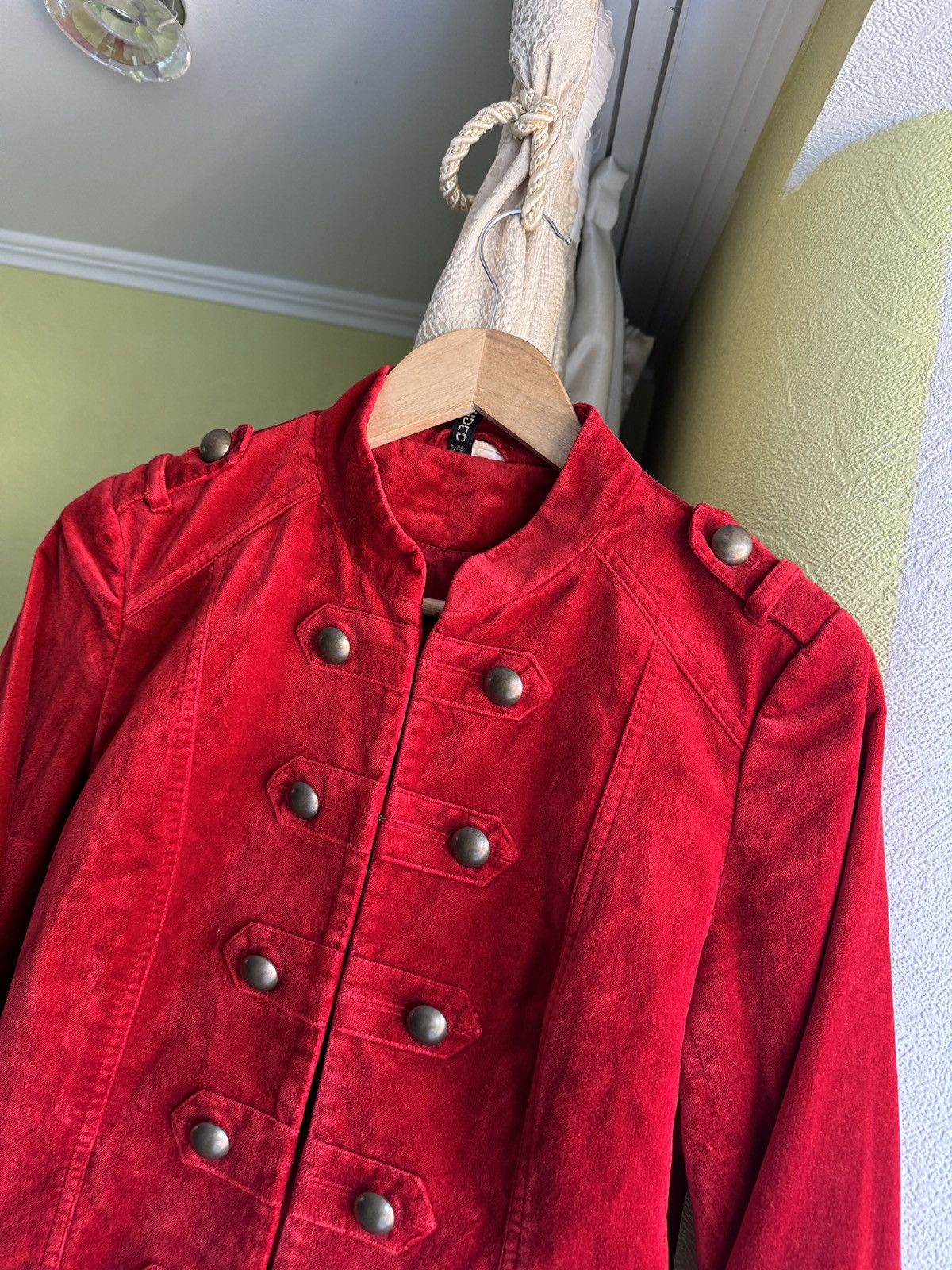 Hysteric Glamour Vintage Military Napoleon Velour Jacket PPFM Balmain Style Size M / US 6-8 / IT 42-44 - 9 Thumbnail