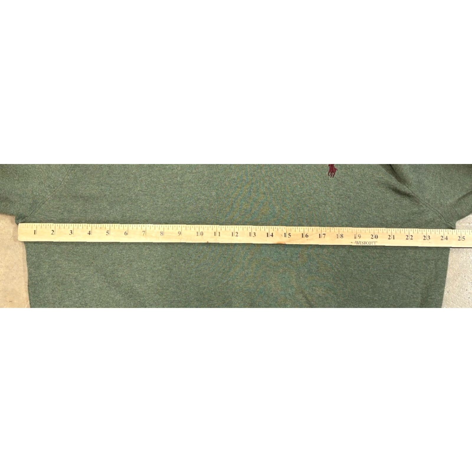 Polo Ralph Lauren VINTAGE Polo Ralph Lauren Sweater Mens XL Pima Cotton V Neck Preppy Green Layering Size US XL / EU 56 / 4 - 7 Thumbnail