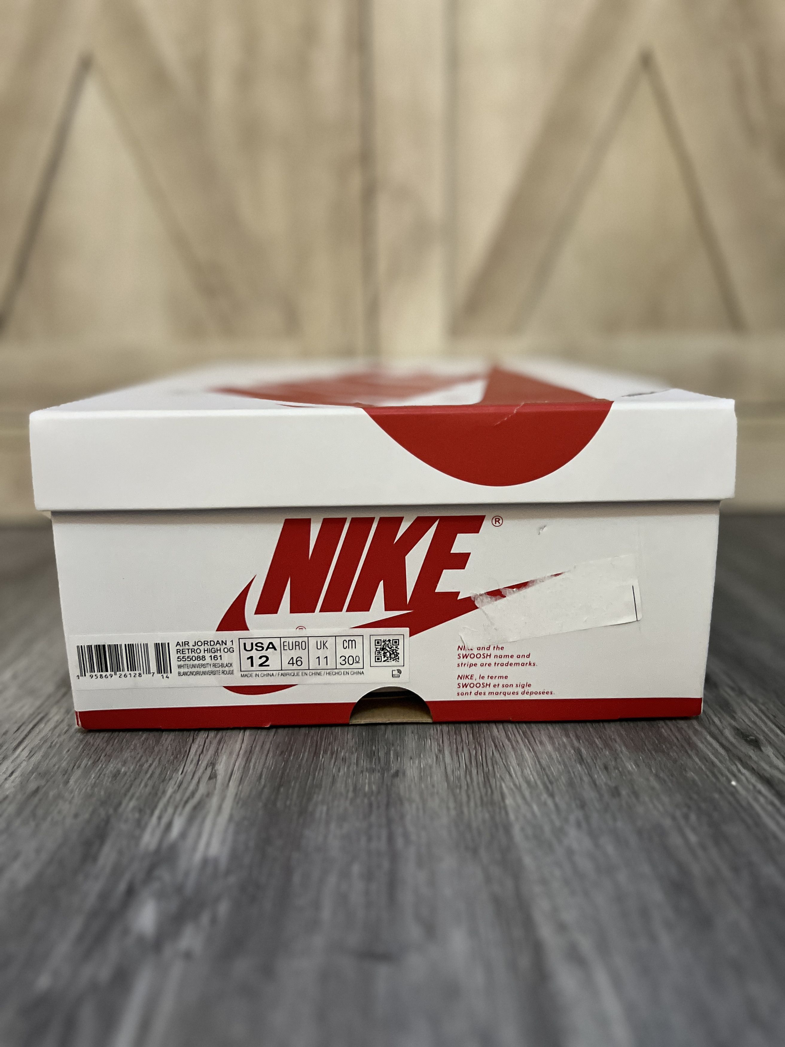 Jordan Brand Jordan 1 Retro High OG Heritage Size US 12 / EU 45 - 7 Thumbnail