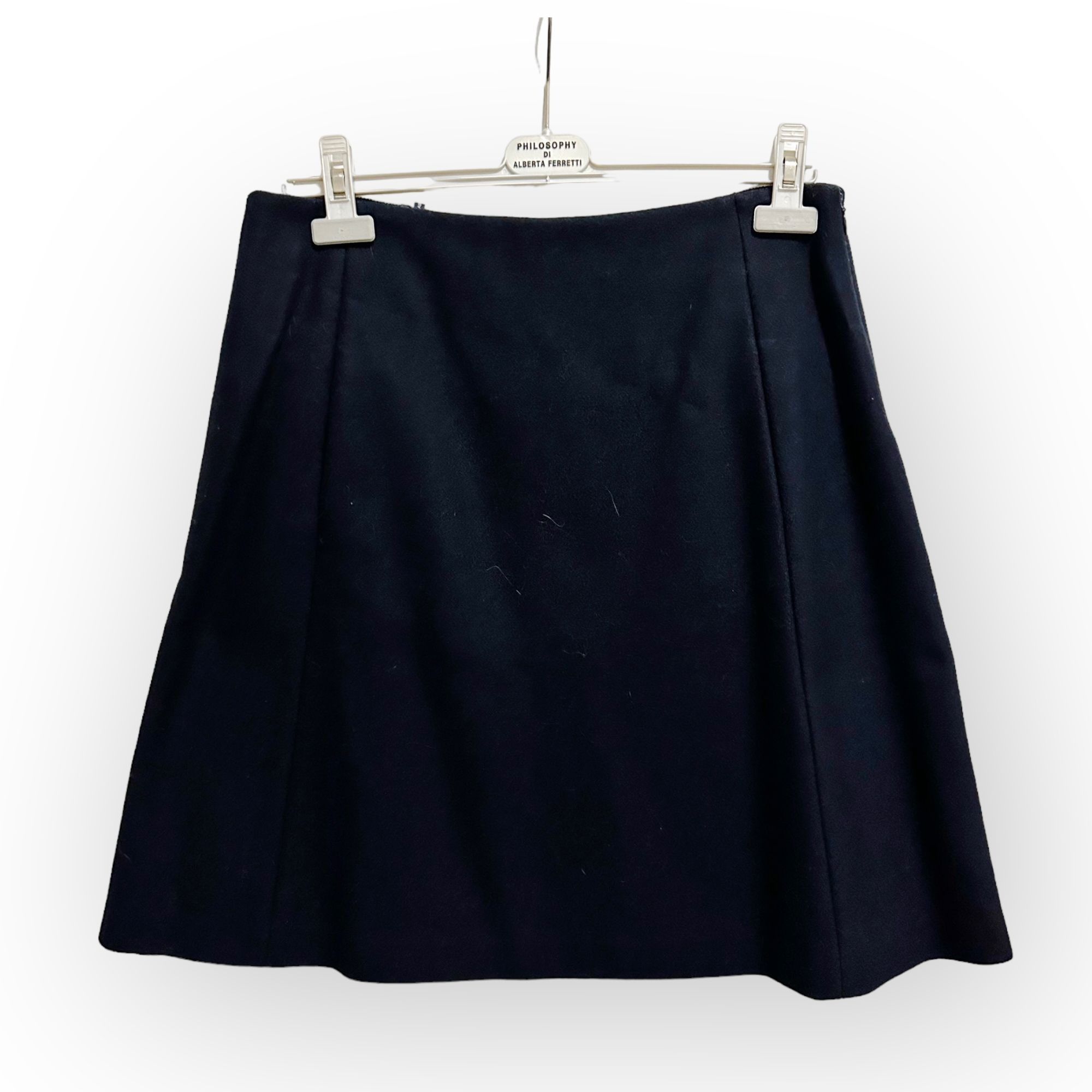 Jil Sander Jil Sander Navy Blue Wool Skirt, Size 40EU Size 28" / US 6 / IT 42 - 1 Thumbnail