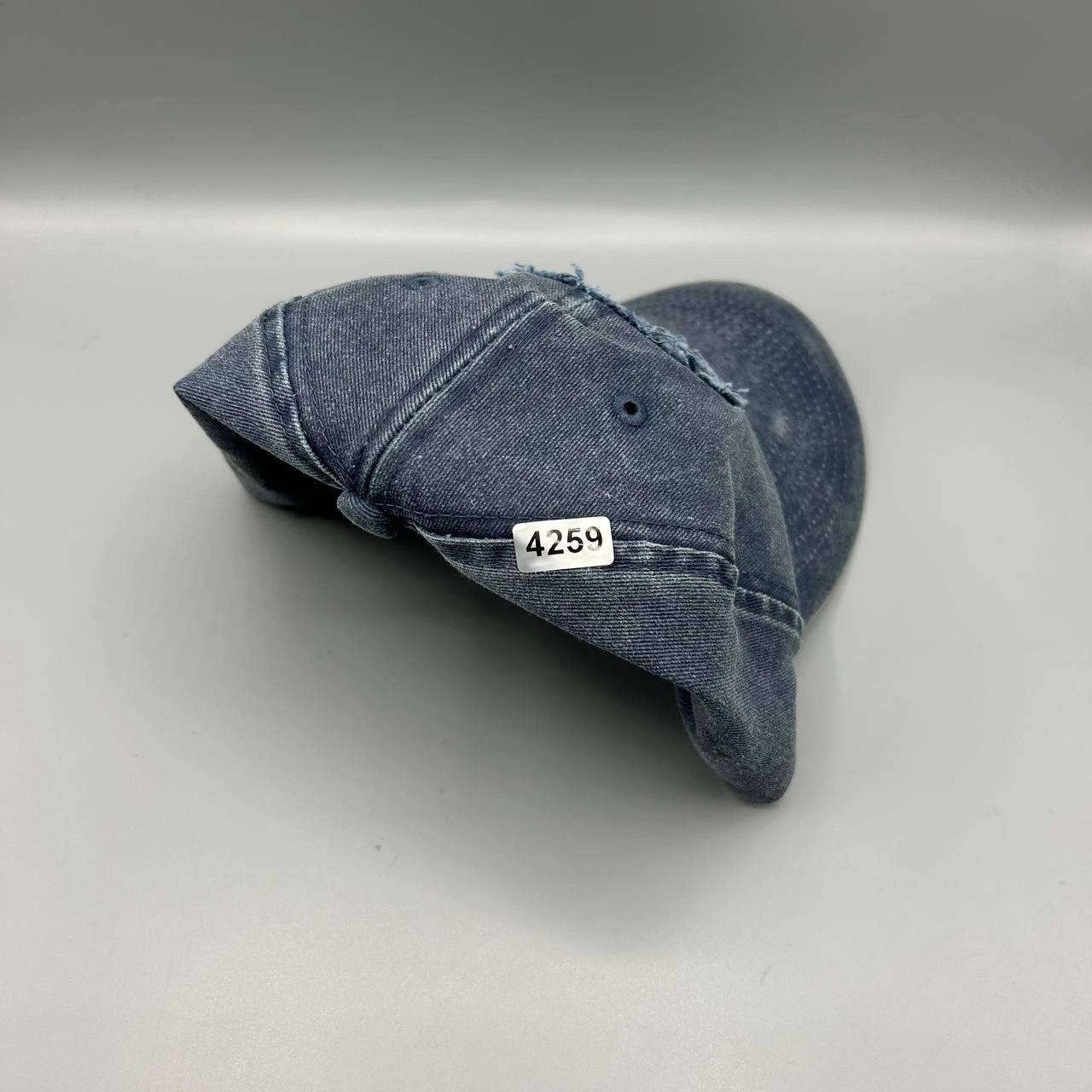 Harley Davidson Harley Davidson Motorcycles Hat Denim Embroidered Strap Back Size ONE SIZE - 9 Thumbnail