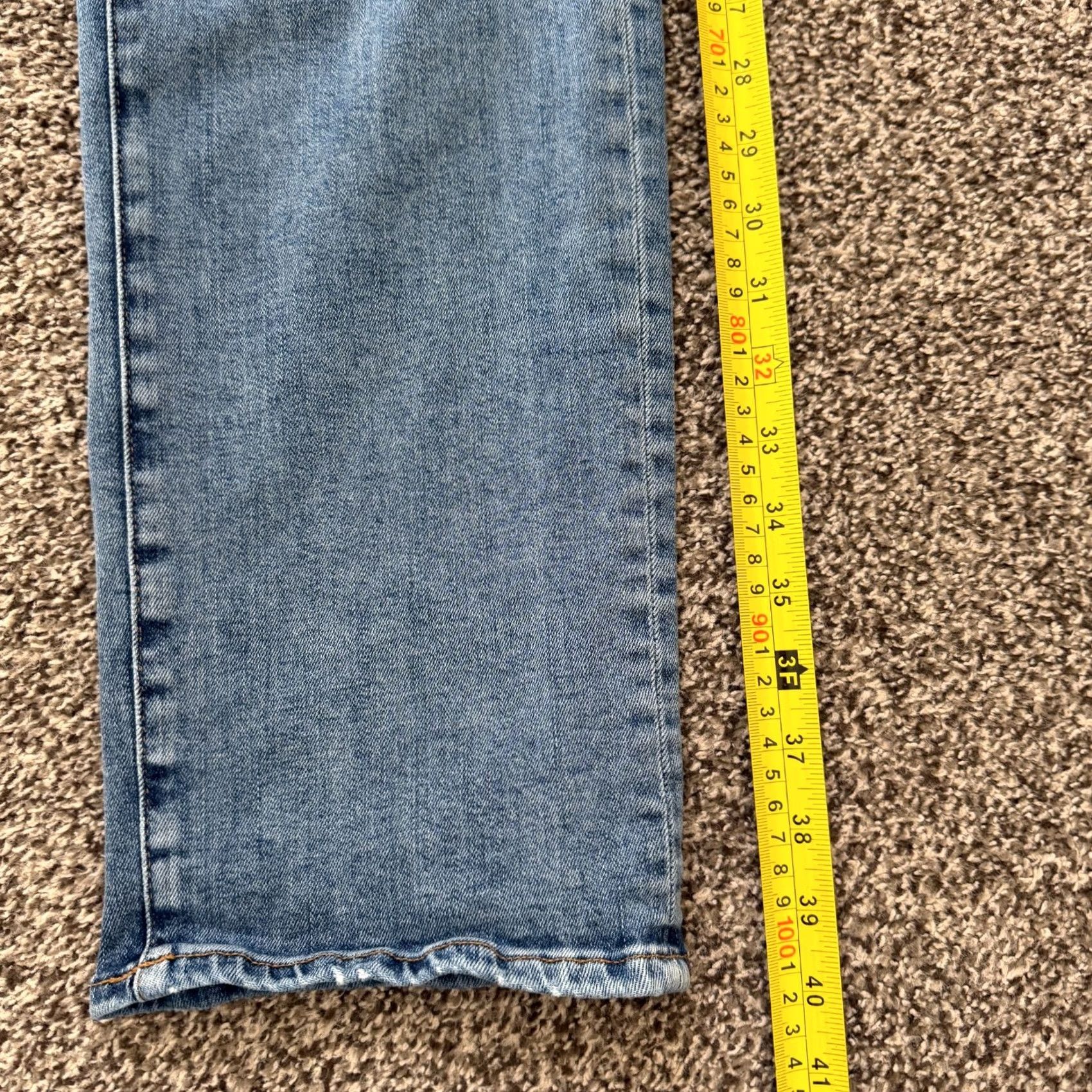 American Eagle Outfitters American Eagle Original Straight Jeans Men’s 32x31 Blue Next Level Flex Denim Size US 32 / EU 48 - 3 Thumbnail