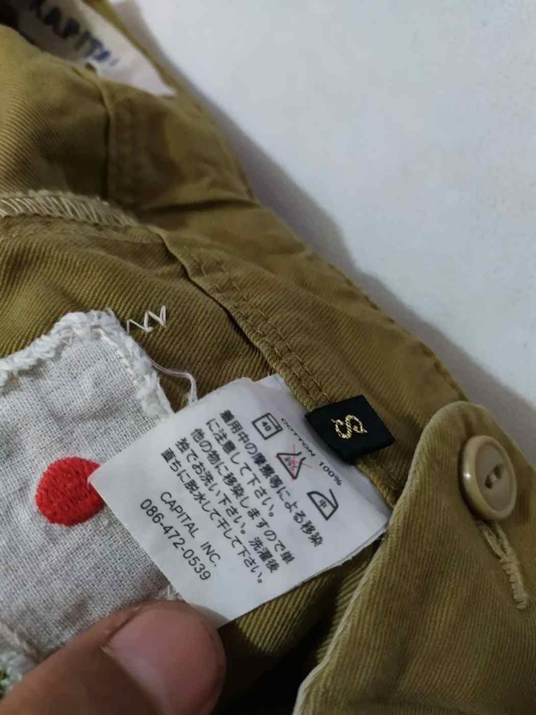 Kapital RARE Kapital Japan Cropped Pants big Pocket design Feather Size US 29 - 12 Thumbnail