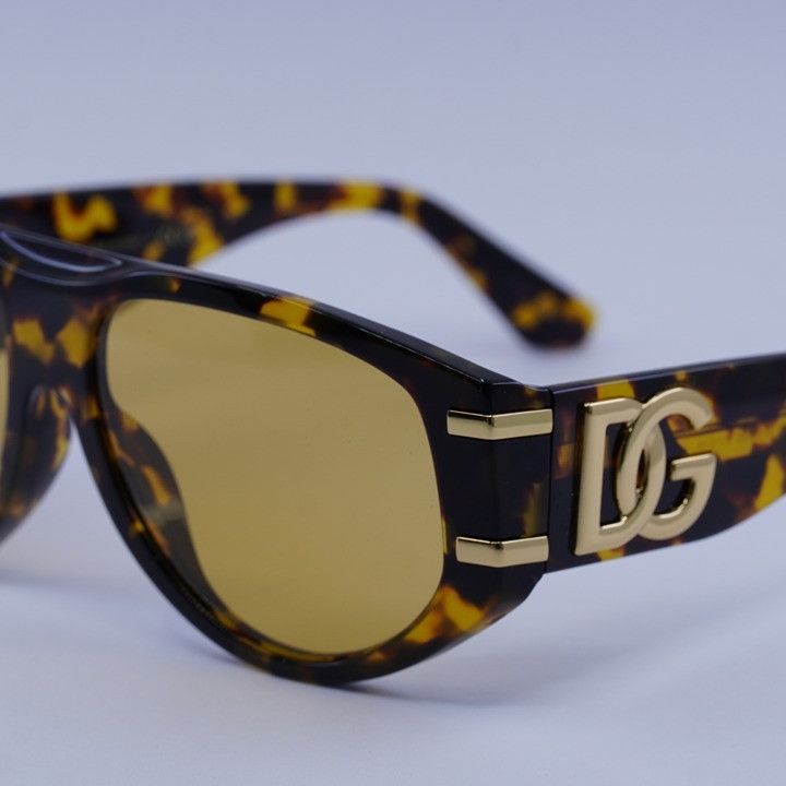 Dolce & Gabbana Dolce & Gabbana DG4499 3330/85 Sunglasses Havana Aviator Size ONE SIZE - 9 Thumbnail