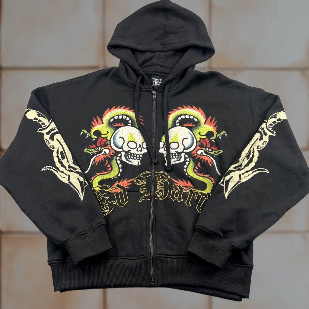 Ed Hardy × Japanese Brand × Vintage Vintage Ed Hardy Hoodie Full
