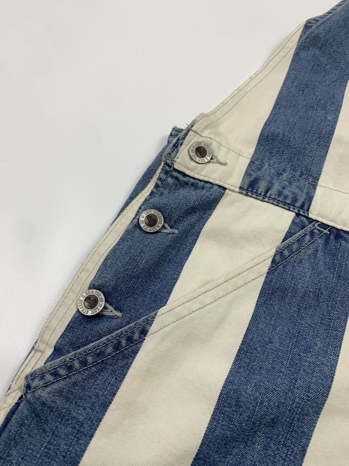 Levi's × Levi's Vintage Clothing × Vintage Overall Levis silvertab striped size XL Size US 40 / EU 56 - 7 Thumbnail