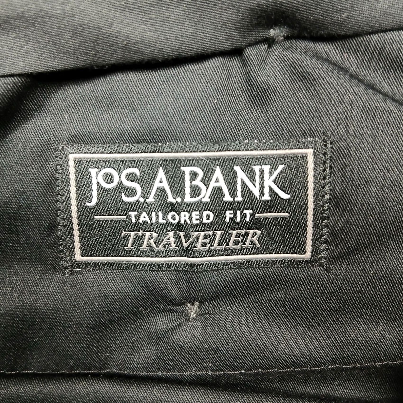 Vintage JOS A BANK Traveler Tailored Fit Dress Pants Mens 36R Gray Size US 36 / EU 52 - 6 Thumbnail