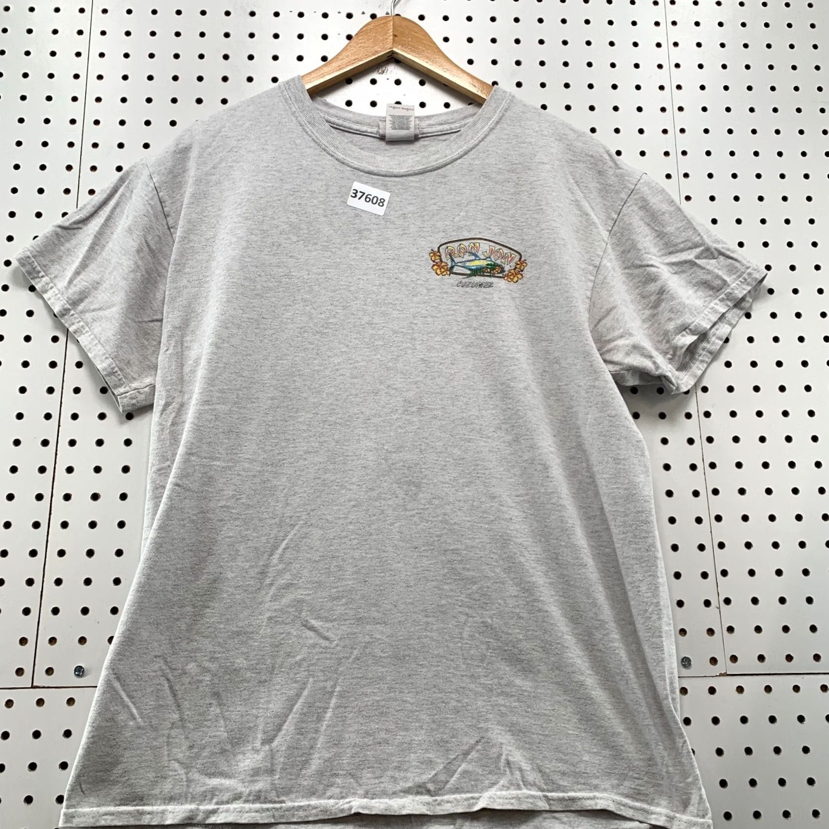Ron Jon Surf Shop VINTAGE Ron Jon Surf Shop Shirt Mens Large Gray Conzumel Beach Tee Size US L / EU 52-54 / 3 - 6 Thumbnail