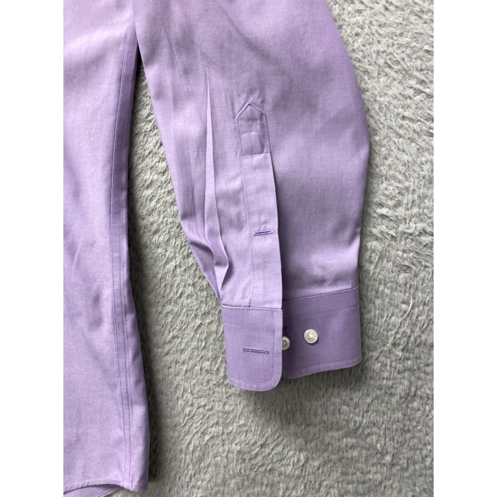 Enro Enro Fashion Knits Shirt 15.5 32/33 Purple Lavender Cotton Medium 162-6 / 33/32 Size M Button-Front Long Sleeve Vintage Original Disco Casual Jeans? Size US M / EU 48-50 / 2 - 3 Thumbnail