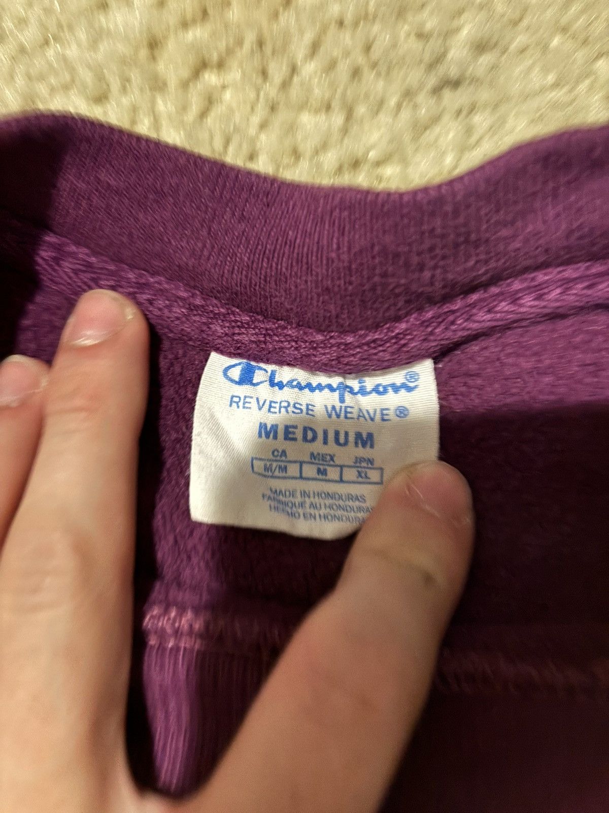 Champion Champion crewneck plum Size US M / EU 48-50 / 2 - 3 Thumbnail