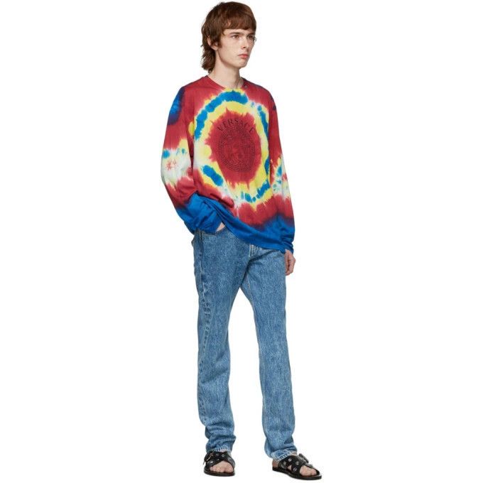 Versace o1y0525 Logo Crewneck T-Shirt in Multicolor Size US L / EU 52-54 / 3 - 5 Thumbnail