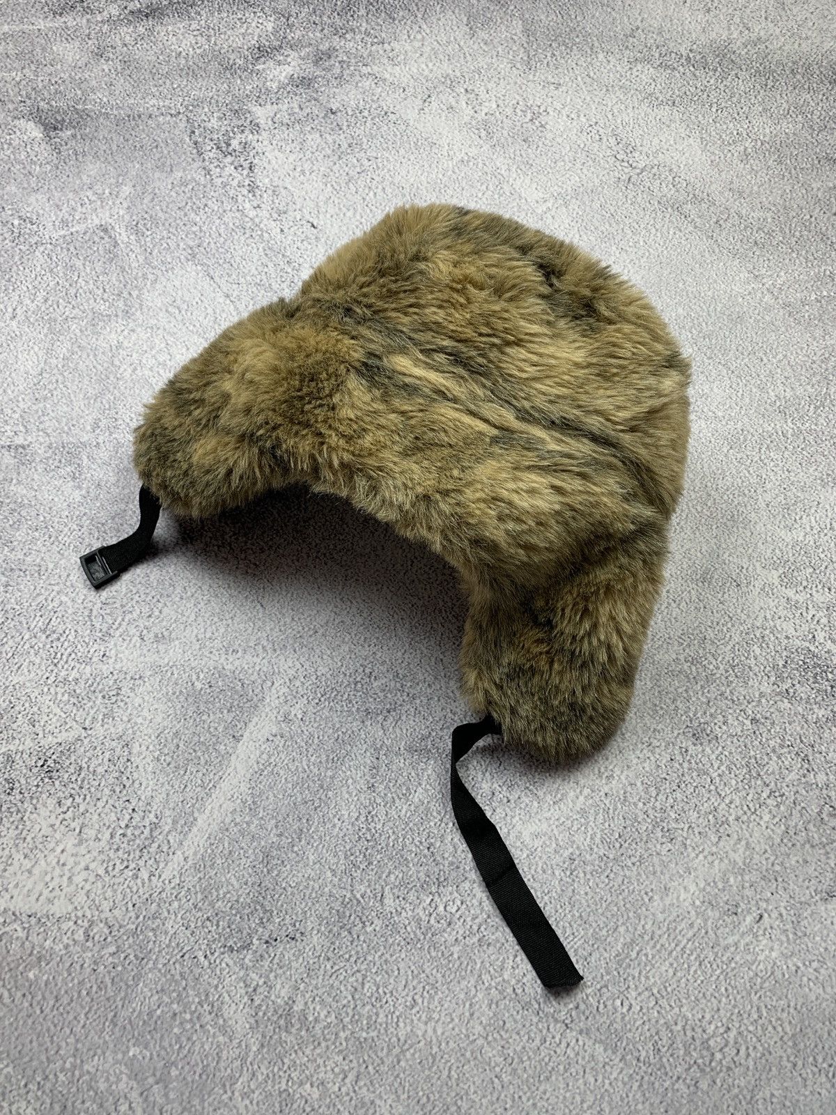 Japanese Brand Y2K Faux Fur Ushanka Brown Furry Trapper Hat Size ONE SIZE - 6 Thumbnail