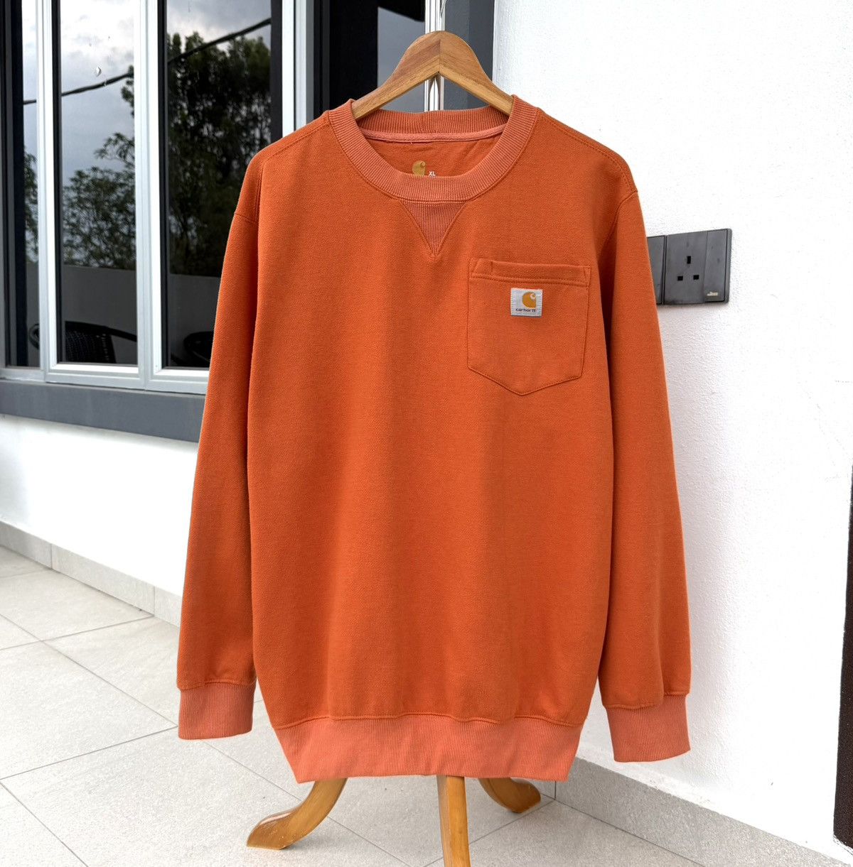 Carhartt Carhartt Orange Pocket Sweatshirt XL Size US XL / EU 56 / 4 - 6 Thumbnail