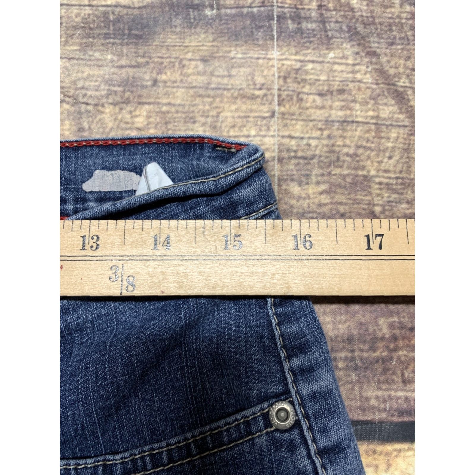 Gloria Vanderbilt Gloria Vanderbilt Womens Jeans Size 10 Short Corto Court Stretch 32 x 30 Blue Denim Straight Pants Womens Size 32" / US 10 / IT 46 - 6 Thumbnail
