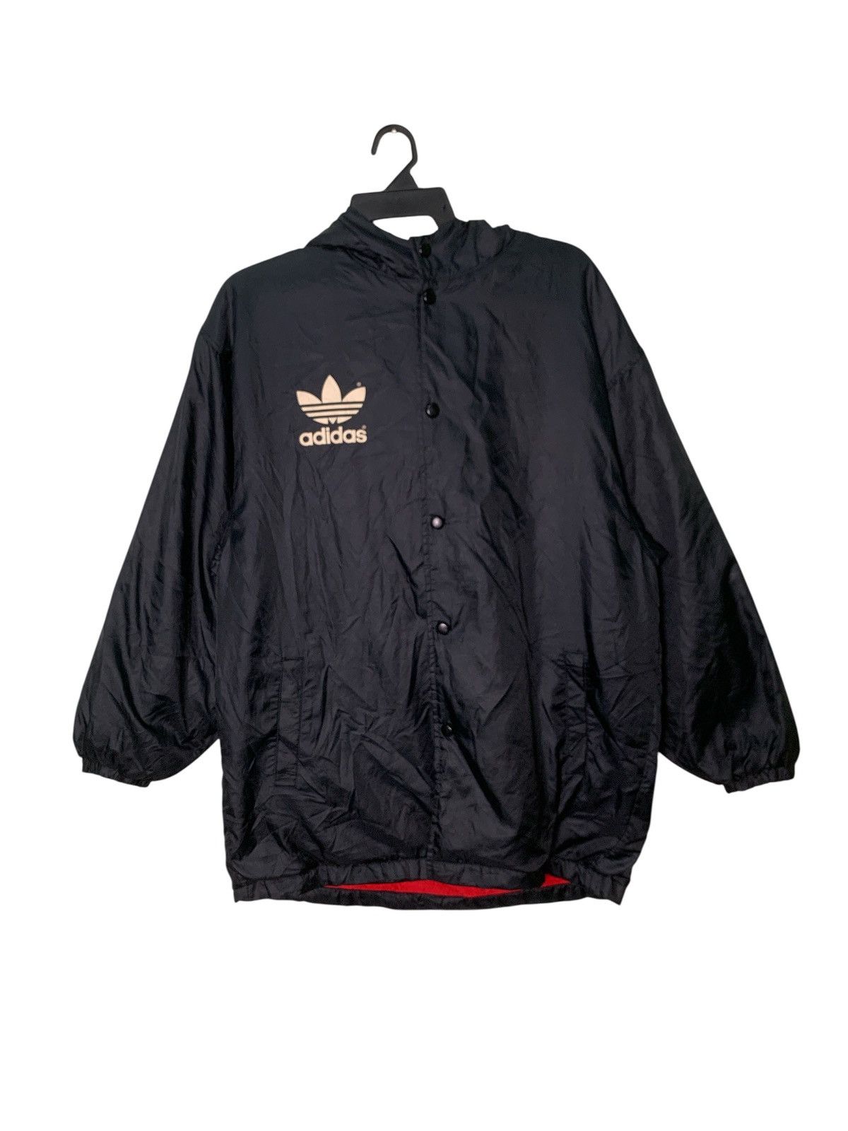 Adidas Rare Design Vintage Adidas Trefoil Big Logo Jackets Size US L / EU 52-54 / 3 - 2 Thumbnail