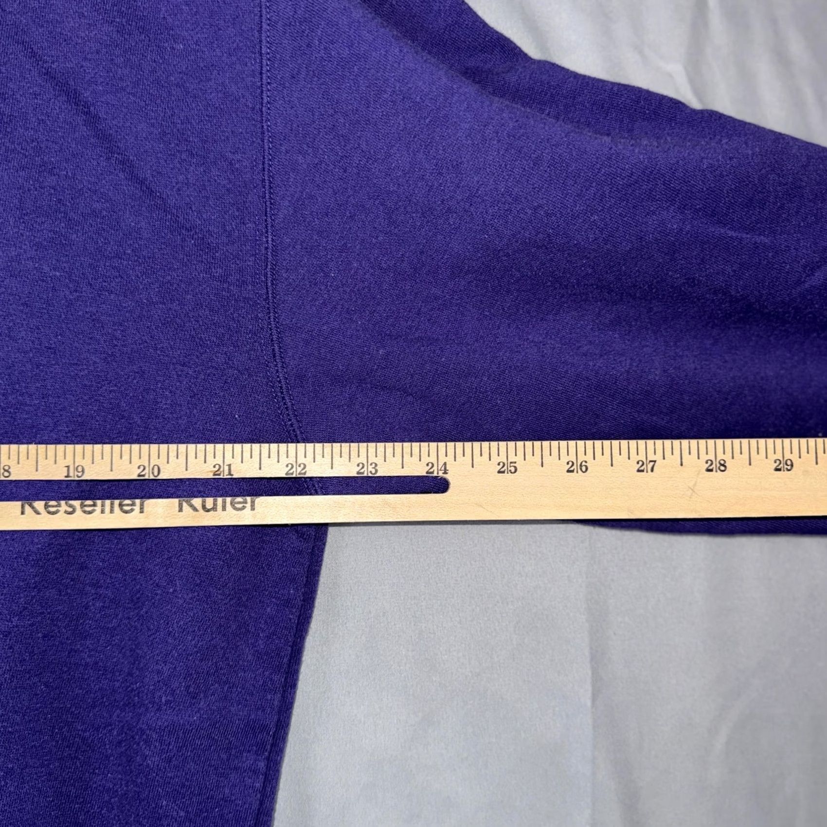 Gap VINTAGE Gap Sport Sweatshirt Crew Neck Men XL Purple Solid Fleece Cotton Polyester Pullover Long Sleeve Casual All Seasons Size US XL / EU 56 / 4 - 6 Thumbnail