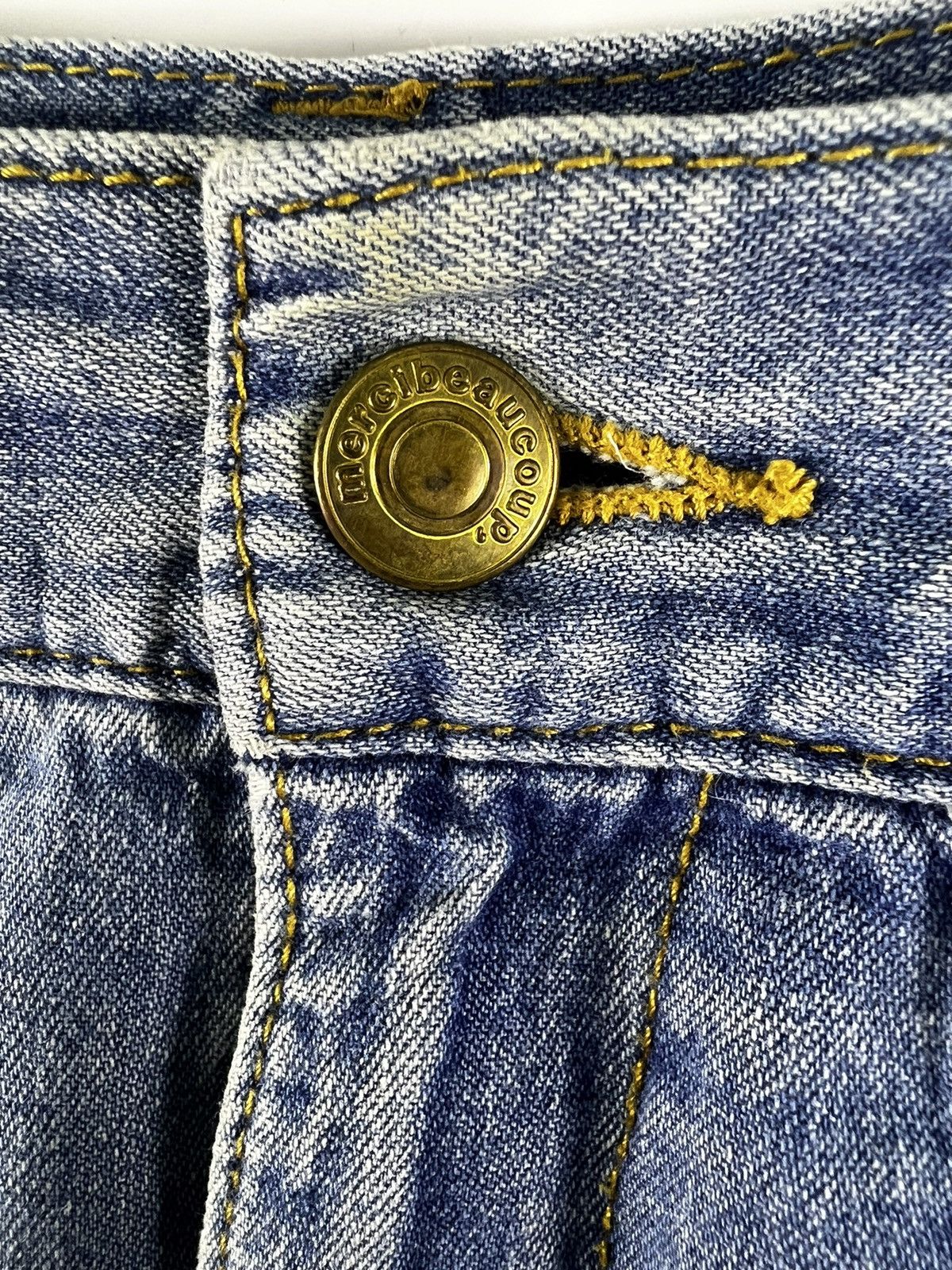 Issey Miyake 🔥 Mercibeaucoup MORE PATCHES issey miyake dyed Soft denim Size US 31 - 7 Thumbnail