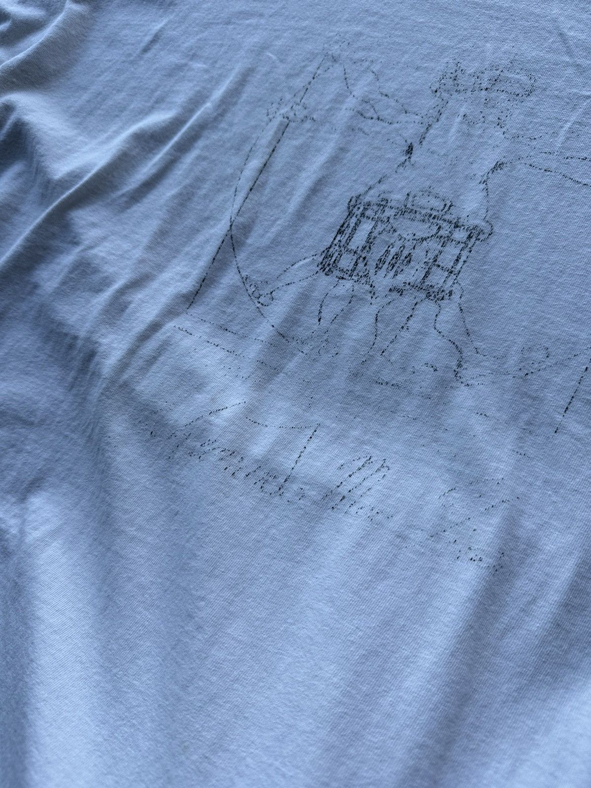 🚨LEONARDO DA VINCI BIG LOGO VINTAGE TEE WHITE