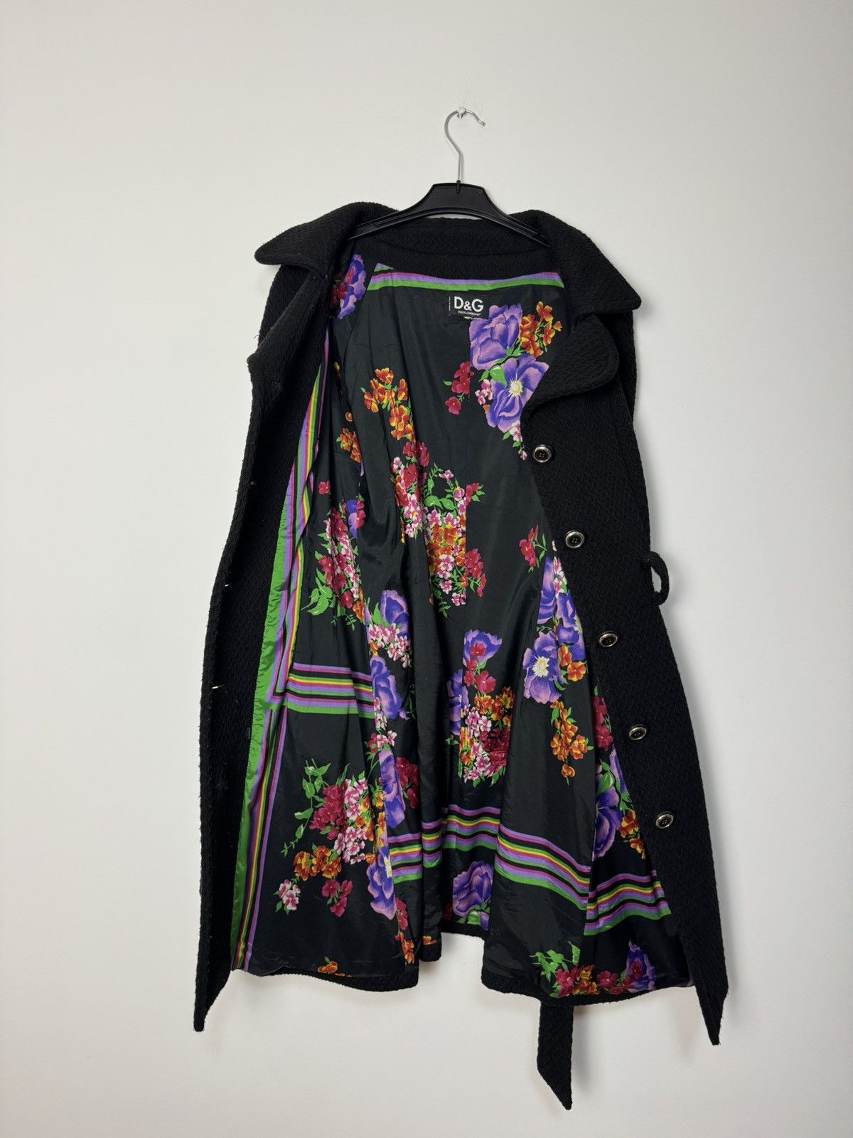 Dolce & Gabbana Dolce Gabbana Wool Coat “Floral” luxury design Made In Italy Size S / US 4 / IT 40 - 11 Thumbnail