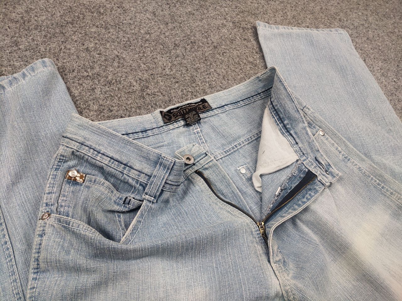 Southpole Vintage 90's Southpole washed denim Baggy Jeans Y2K Punk Size US 32 / EU 48 - 14 Thumbnail